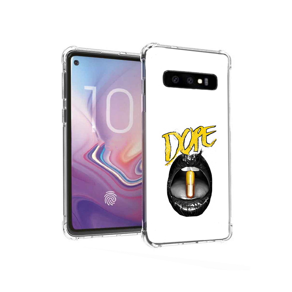 

Чехол MyPads Tocco для Samsung Galaxy S10 губы (PT125897.498.303), Прозрачный, Tocco