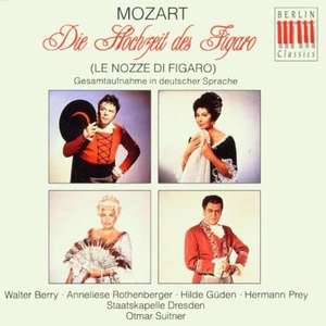 Mozart, Hochzeit Des Figaro (Ga Dt) - Prey / Guden / Berry / Suitner / Sd