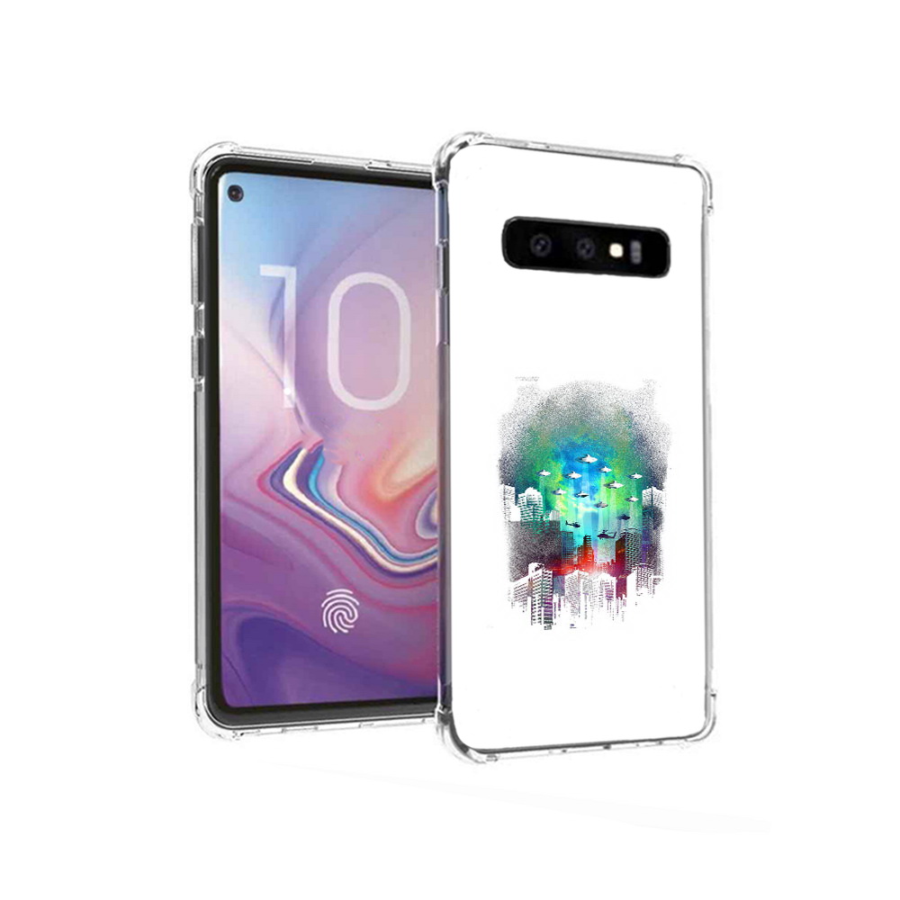 

Чехол MyPads Tocco для Samsung Galaxy S10 город в свечении (PT125897.498.296), Прозрачный, Tocco
