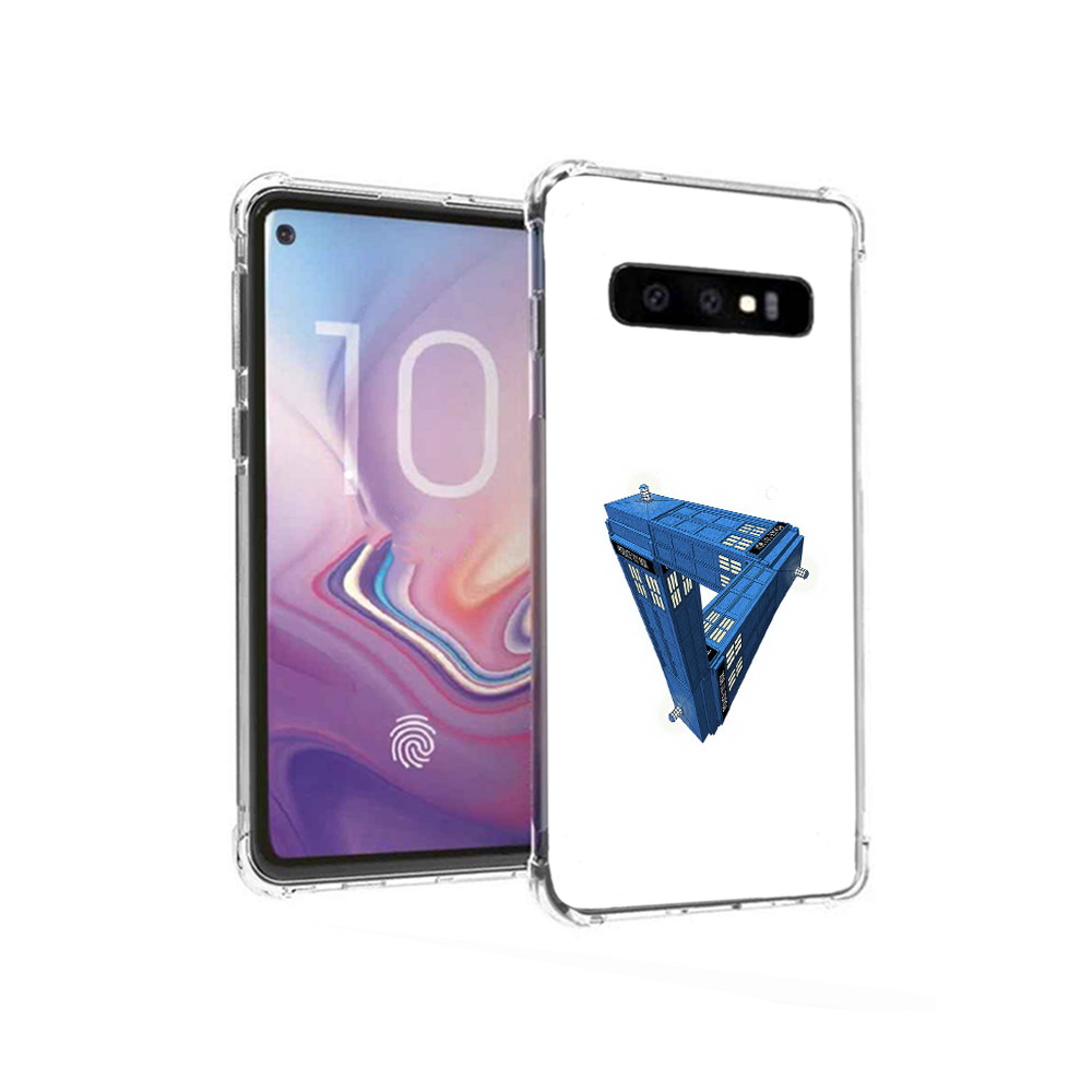 Чехол MyPads Tocco для Samsung Galaxy S10 головолока абстракция (PT125897.498.291)