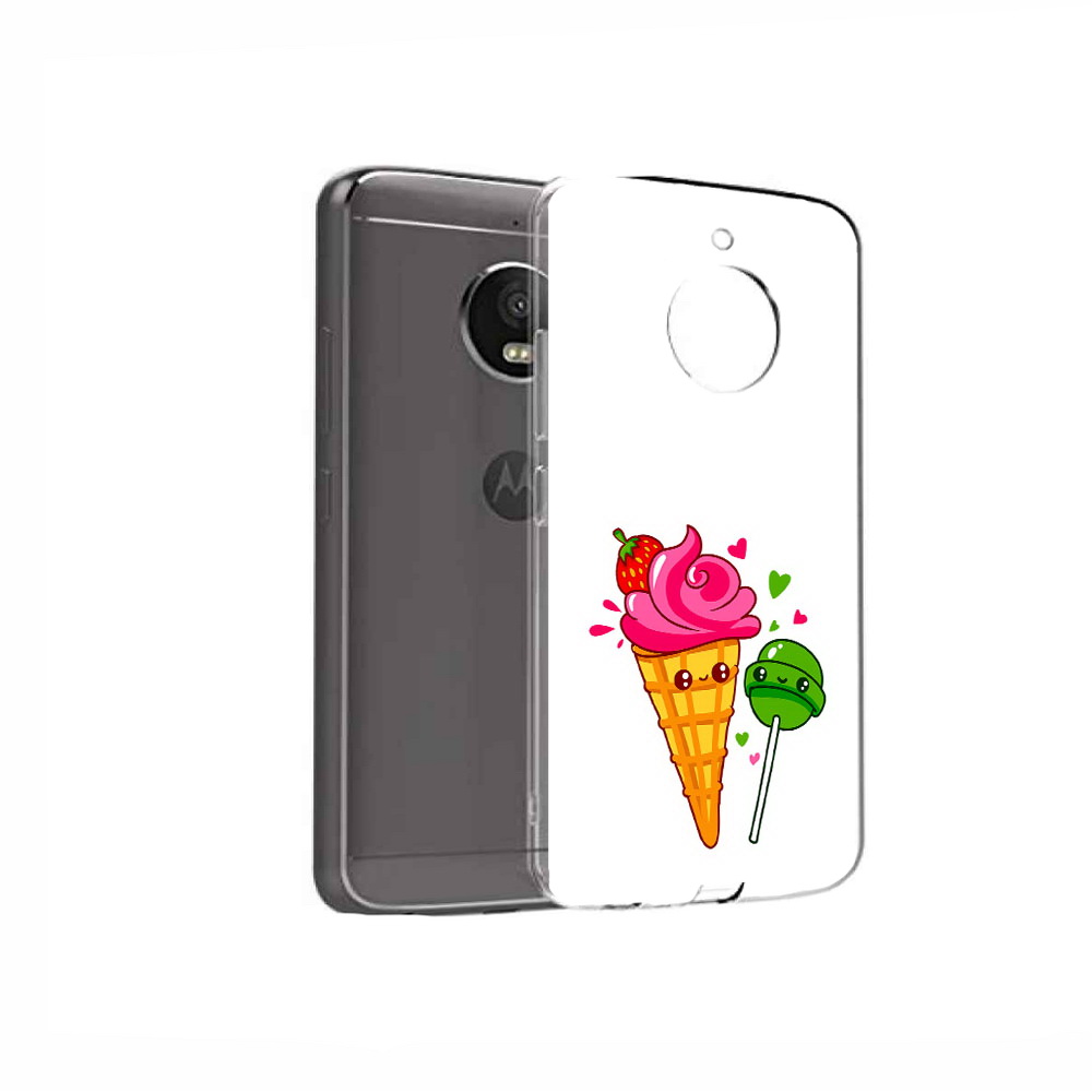 

Чехол MyPads Tocco для Motorola Moto E4 Вкусняшки (PT99977.370.45), Прозрачный, Tocco