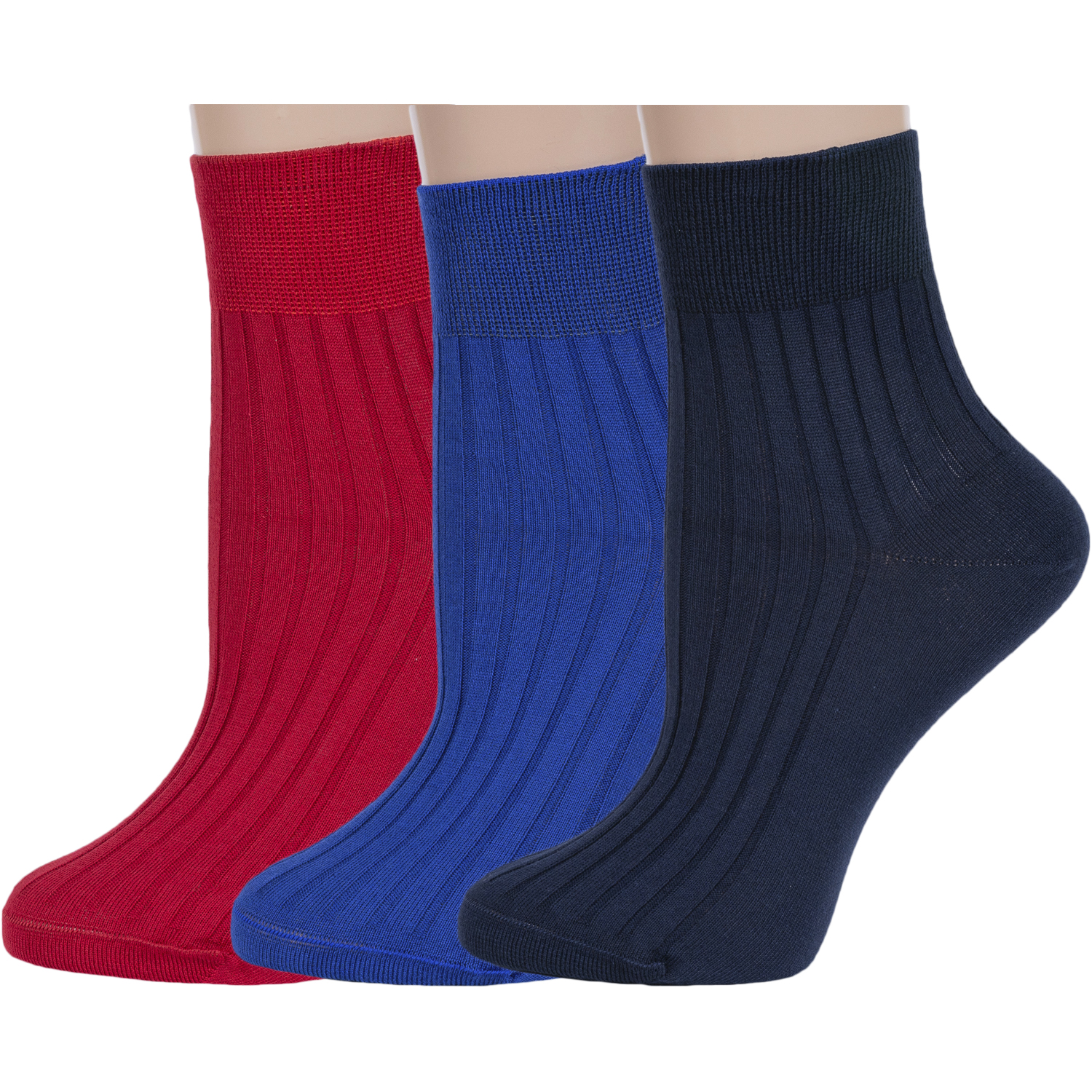 

Комплект носков женских Rusocks 3-Ж3-11001 красных; синих 23, 3-Ж3-11001
