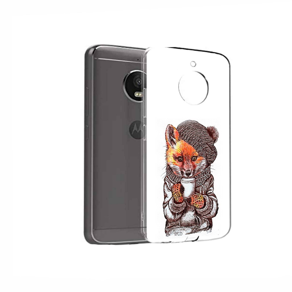 

Чехол MyPads Tocco для Motorola Moto E4 лиса в шапке (PT99977.370.437), Tocco