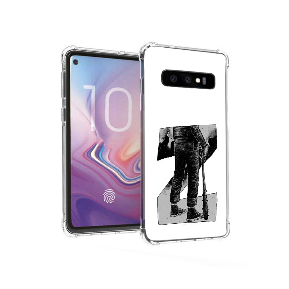 

Чехол MyPads Tocco для Samsung Galaxy S10 воин черно белый (PT125897.498.265), Tocco
