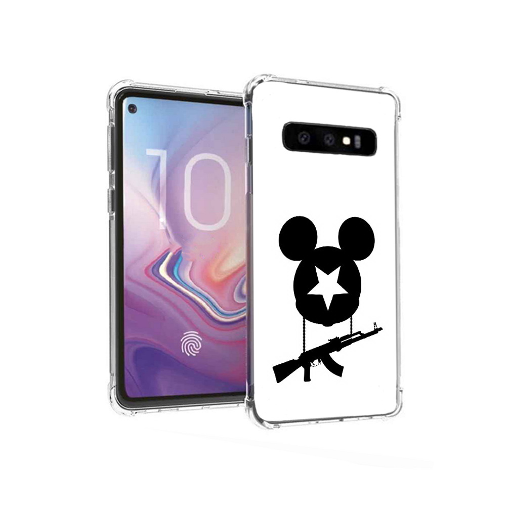 

Чехол MyPads Tocco для Samsung Galaxy S10 АК Микки (PT125897.498.26), Прозрачный, Tocco