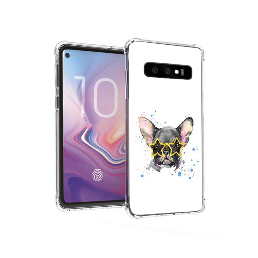 Чехол MyPads Tocco для Samsung Galaxy S10 буля в очках (PT125897.498.252)