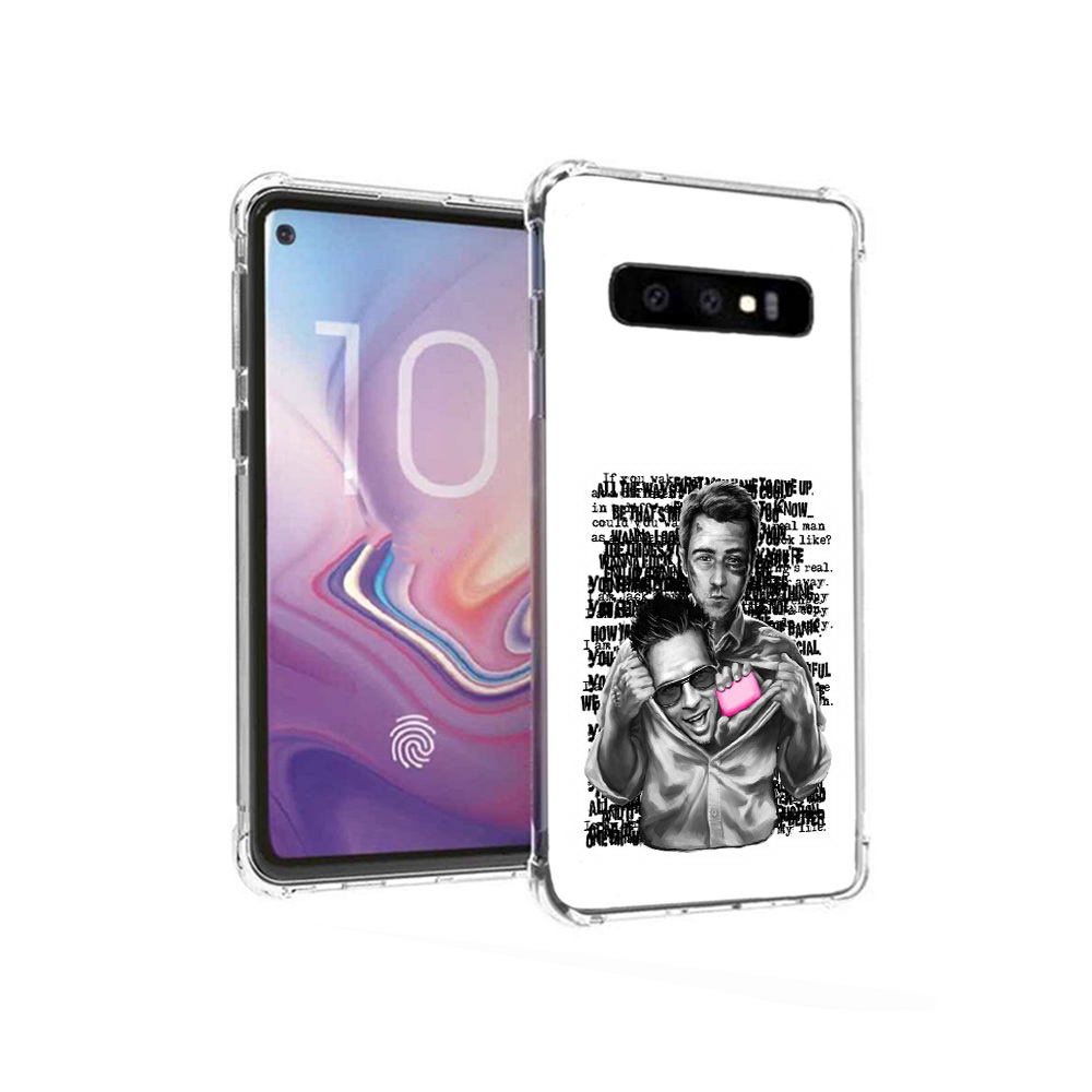 

Чехол MyPads Tocco для Samsung Galaxy S10 бойцовский клуб (PT125897.498.242), Прозрачный, Tocco