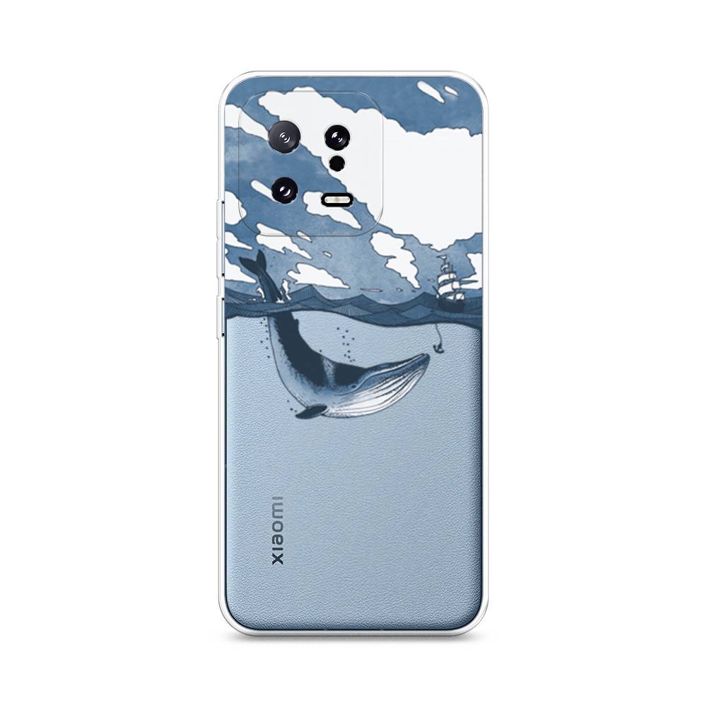 

Чехол на Xiaomi 13 5G "Большой кит", Синий, 317250-1