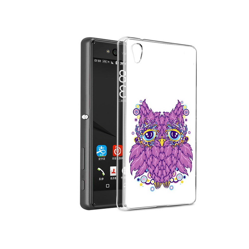 

Чехол MyPads Tocco для Sony Xperia C6 Розовая сова (PT28839.243.147), Прозрачный, Tocco