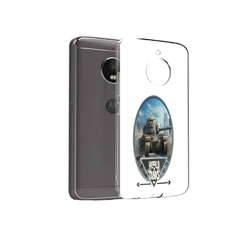 

Чехол MyPads Tocco для Motorola Moto E4 игра с танками (PT99977.370.375), Прозрачный, Tocco