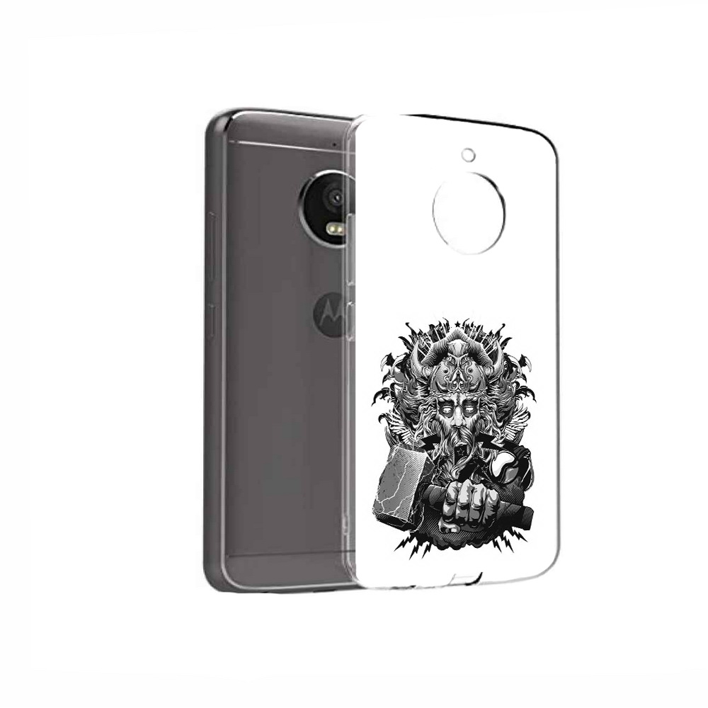 

Чехол MyPads Tocco для Motorola Moto E4 злой тор (PT99977.370.363), Прозрачный, Tocco