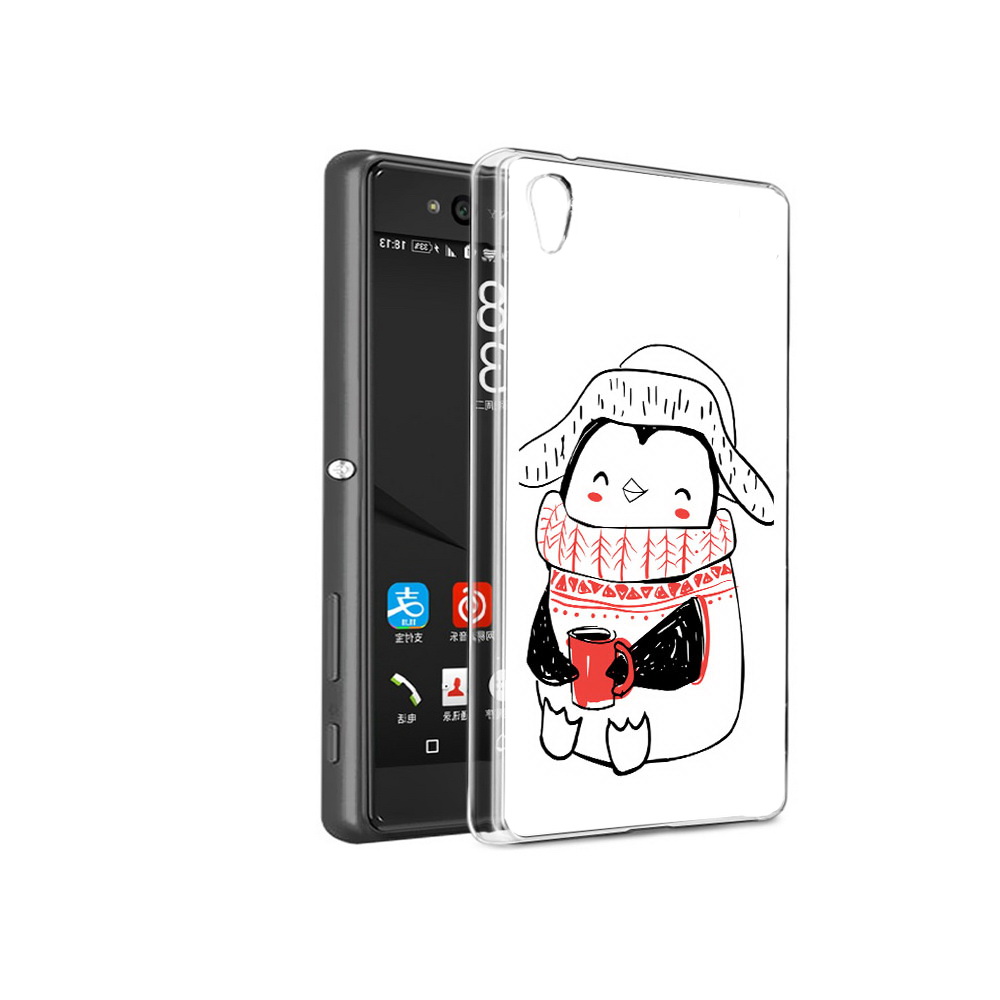 

Чехол MyPads Tocco для Sony Xperia C6 Милый пингвин (PT28839.243.115), Прозрачный, Tocco