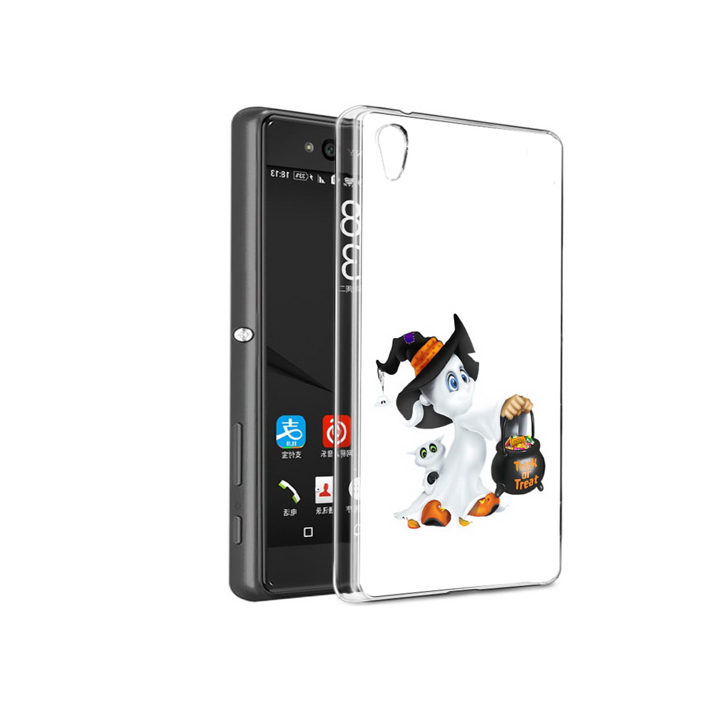 

Чехол MyPads Tocco для Sony Xperia C6 Маленький призрак (PT28839.243.113), Прозрачный, Tocco