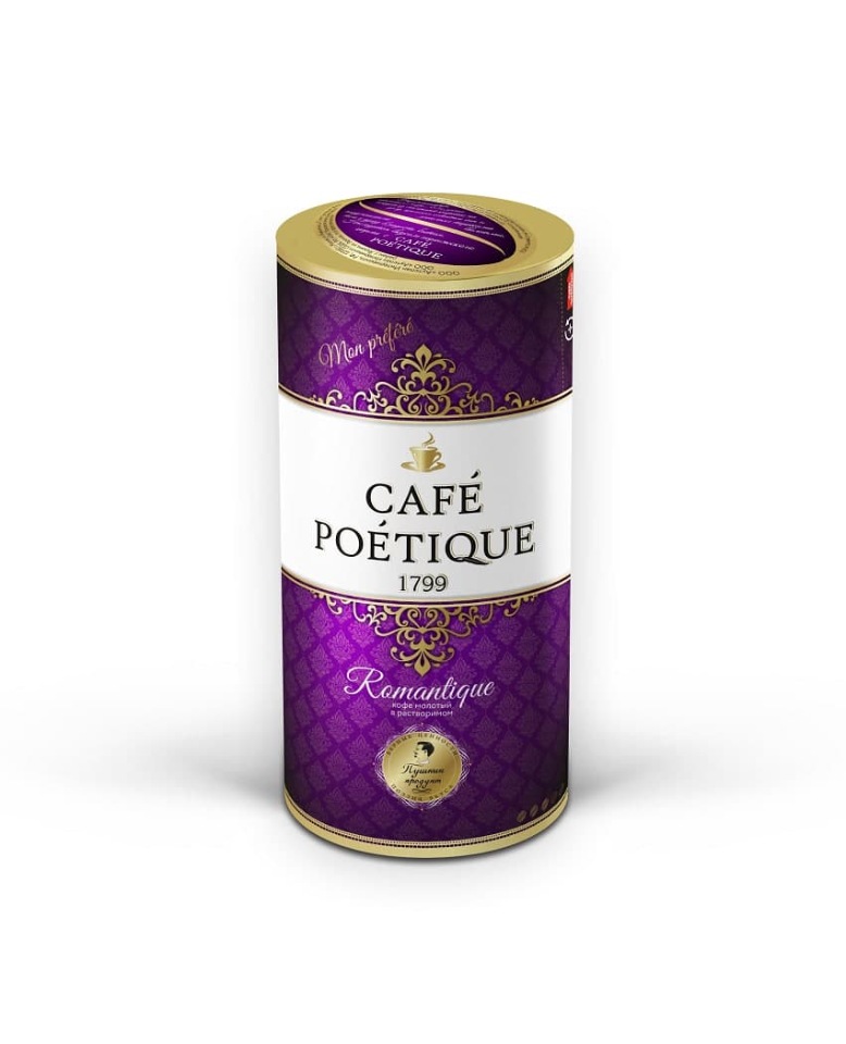 

Кофе растворимый с добавлением молотого CAFE POETIQUE ROMANTIQUE 95 гр стекло