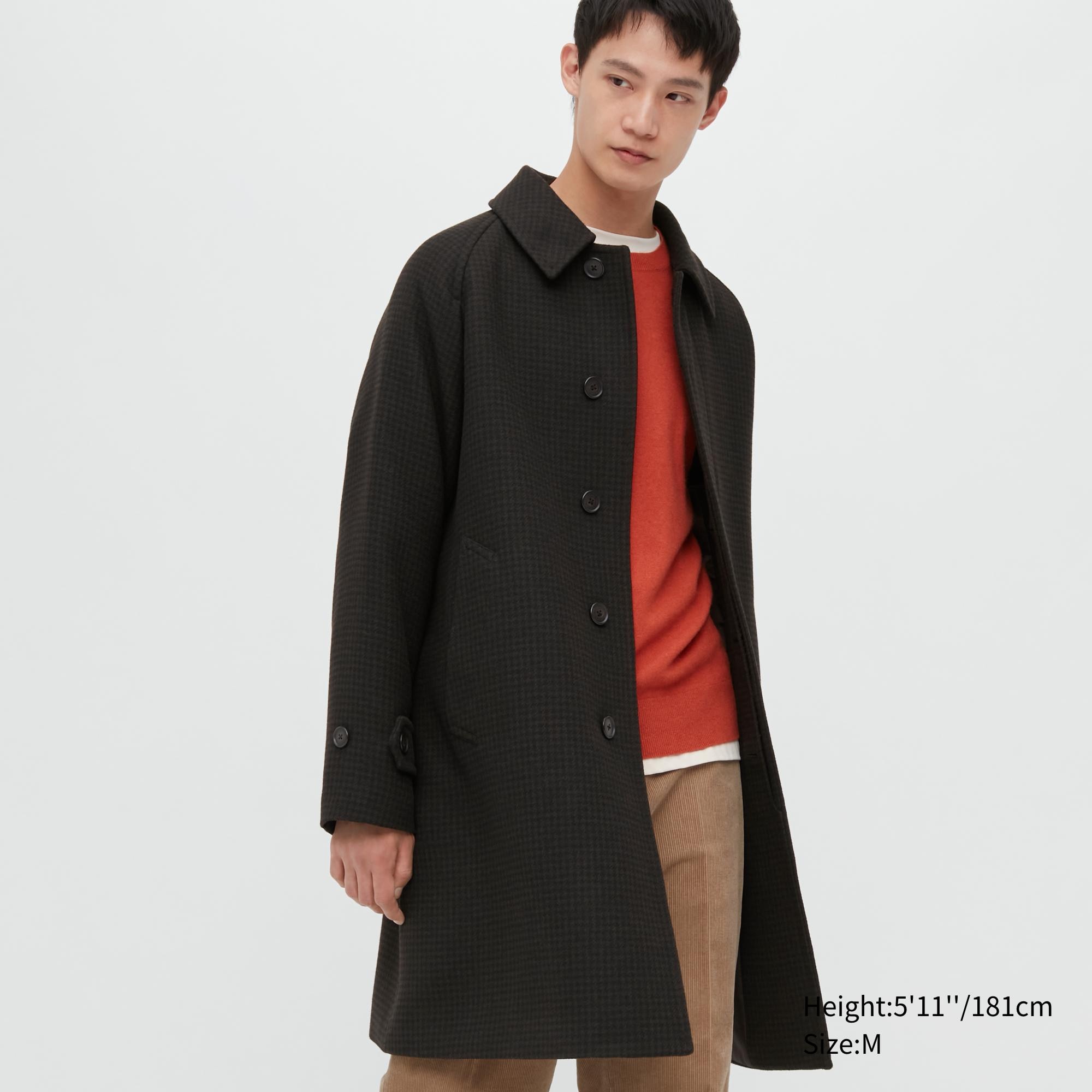 

Пальто мужское UNIQLO 449730COL39 коричневое XS (доставка из-за рубежа), 449730COL39