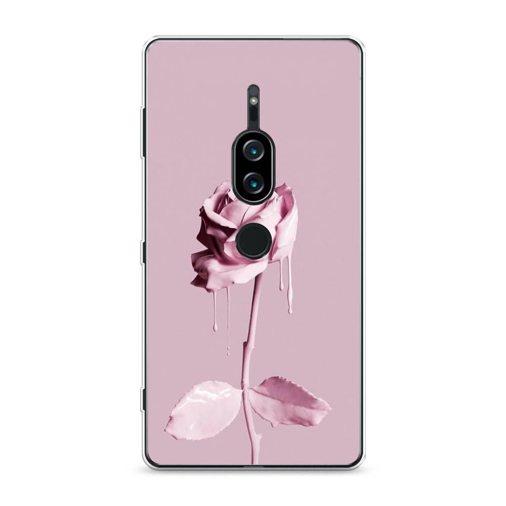 

Силиконовый чехол "Роза в краске" на Sony Xperia XZ2 Premium, 53350-8