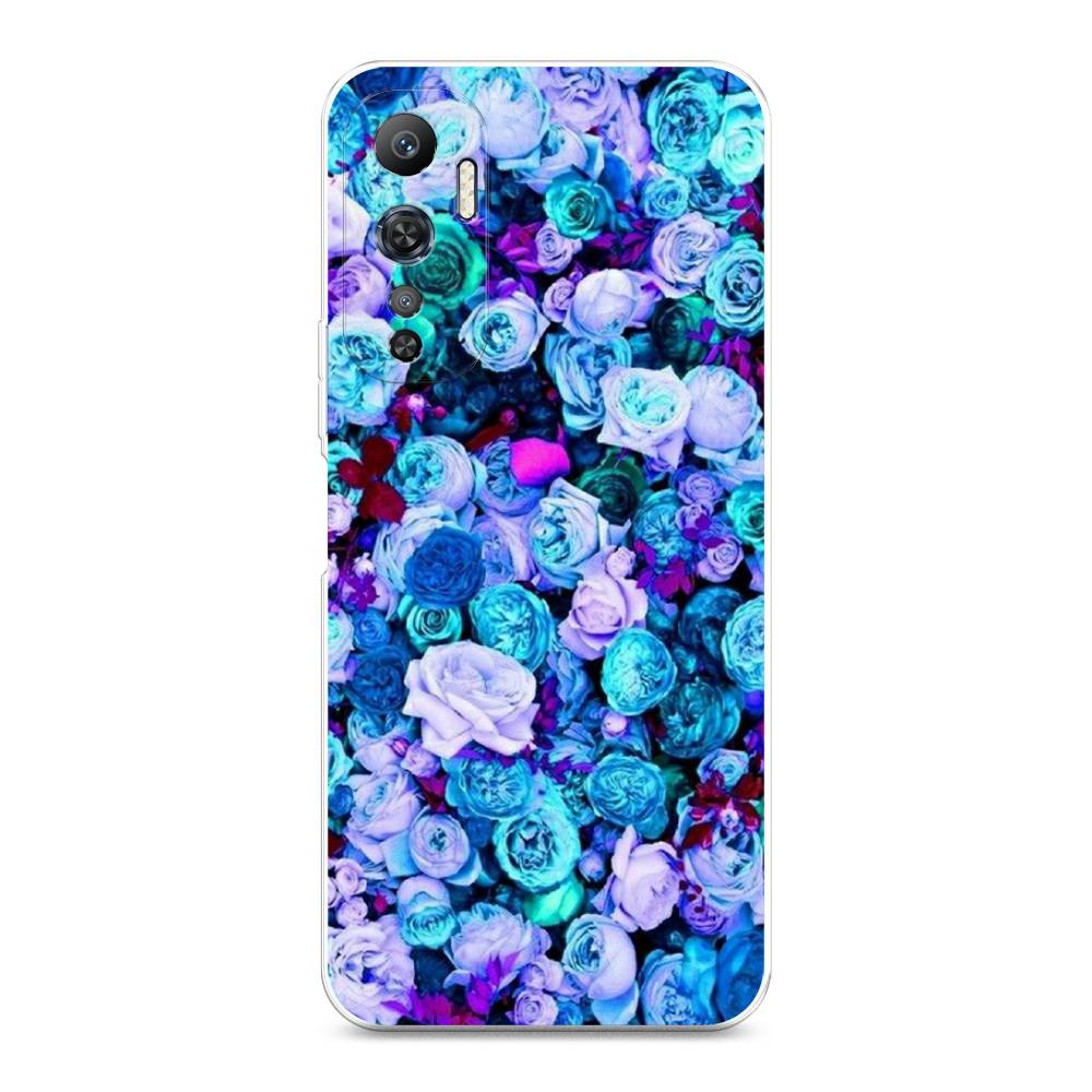 

Чехол на Infinix Hot 20 4G "Цветочный ковер", Фиолетовый, 3103150-2