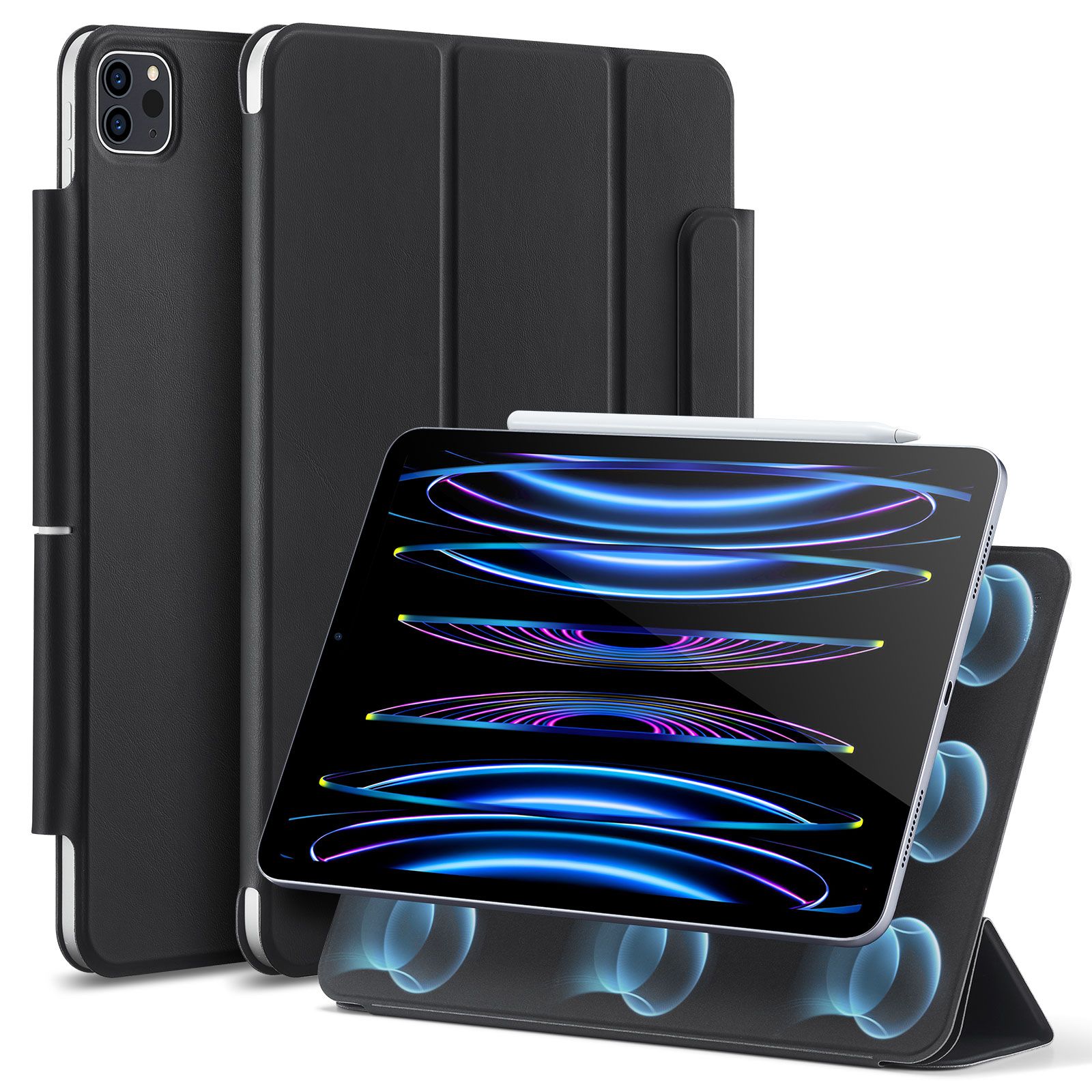 

Чехол книжка ESR Rebound Magnetic Case с застежкой для iPad Pro 11 (2020, 2021, 2022), Черный, iPad Pro 11 (2021) /iPad Pro 11 (2022) / iPad Pro 11 (2020)