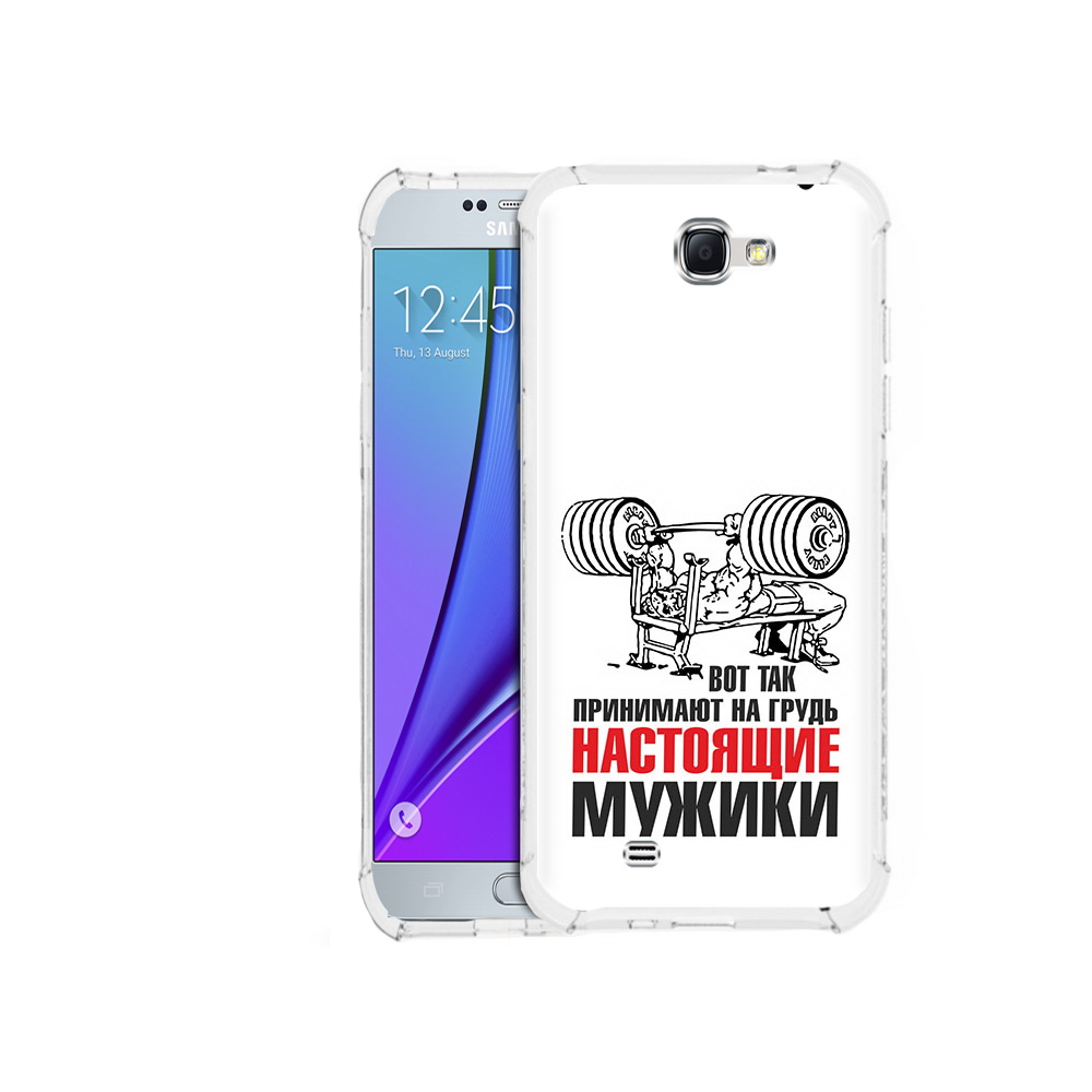 

Чехол MyPads Tocco для Samsung Galaxy Note 2 бодибилдинг для мужиков (PT29983.561.233), Прозрачный, Tocco