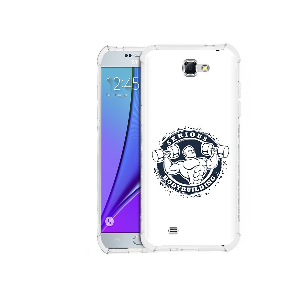 

Чехол MyPads Tocco для Samsung Galaxy Note 2 бодибилдинг воля к победе (PT29983.561.231), Прозрачный, Tocco