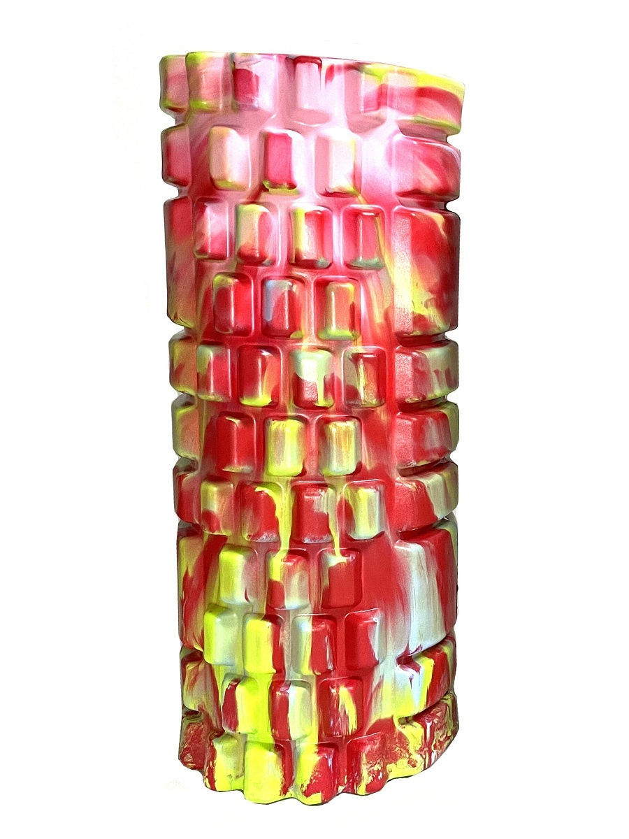 

Валик для йоги полый жесткий Sprinter / оранжево-розовый, Оранжевый, YJ-5008-1