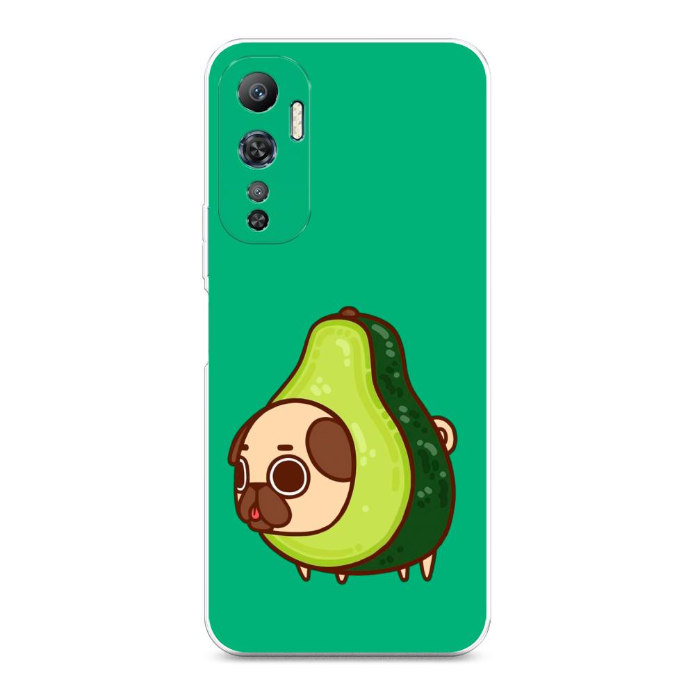 

Чехол на Infinix Hot 20 4G "Мопс авокадик", Зеленый, 3103150-1