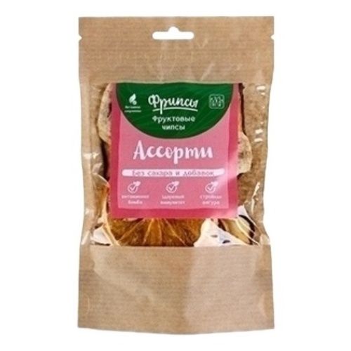 

Чипсы фруктовые ЭкоСнеки Фрипсы Ассорти 30 г