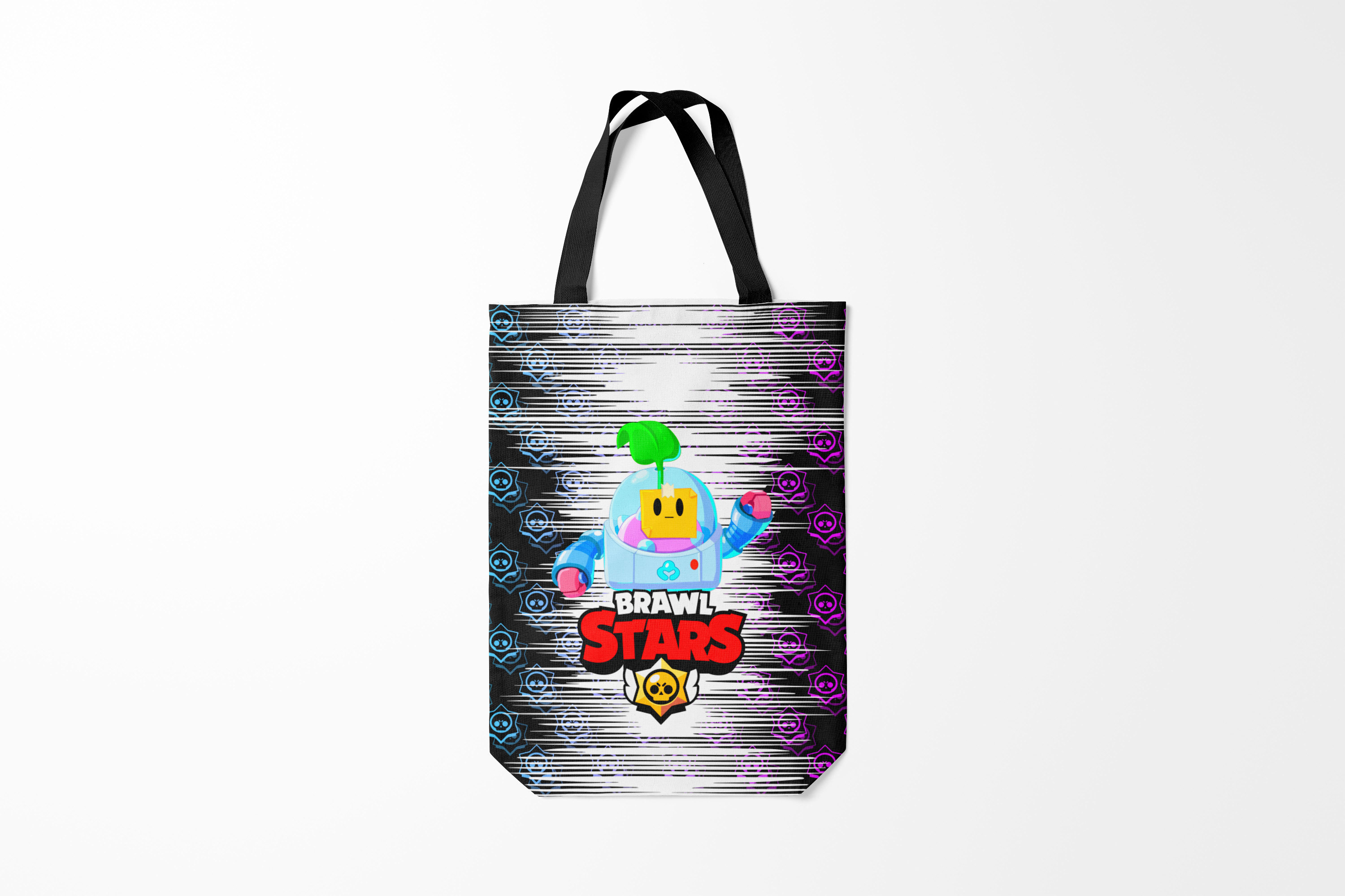 

Сумка шoппер унисекс Burnettie Brawl Stars SPROUT., разноцветный, Brawl Stars SPROUT.