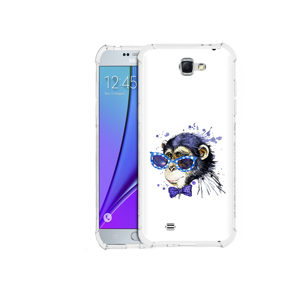 

Чехол MyPads Tocco для Samsung Galaxy Note 2 акварельная обезьяна (PT29983.561.216), Прозрачный, Tocco