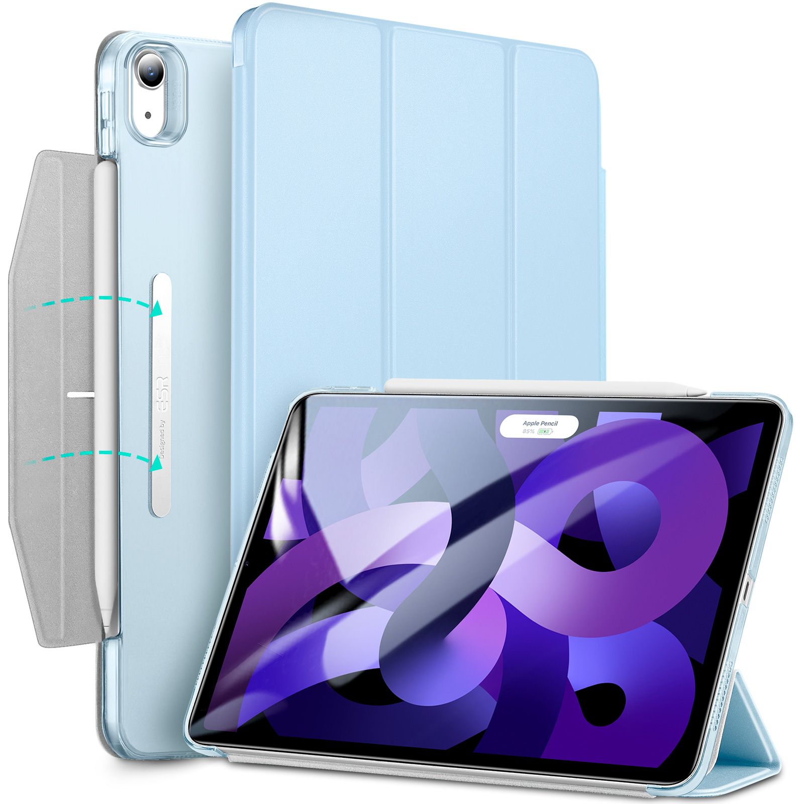 фото Чехол книжка esr ascend trifold case для ipad air 4 (2020) / air 5 (2022)