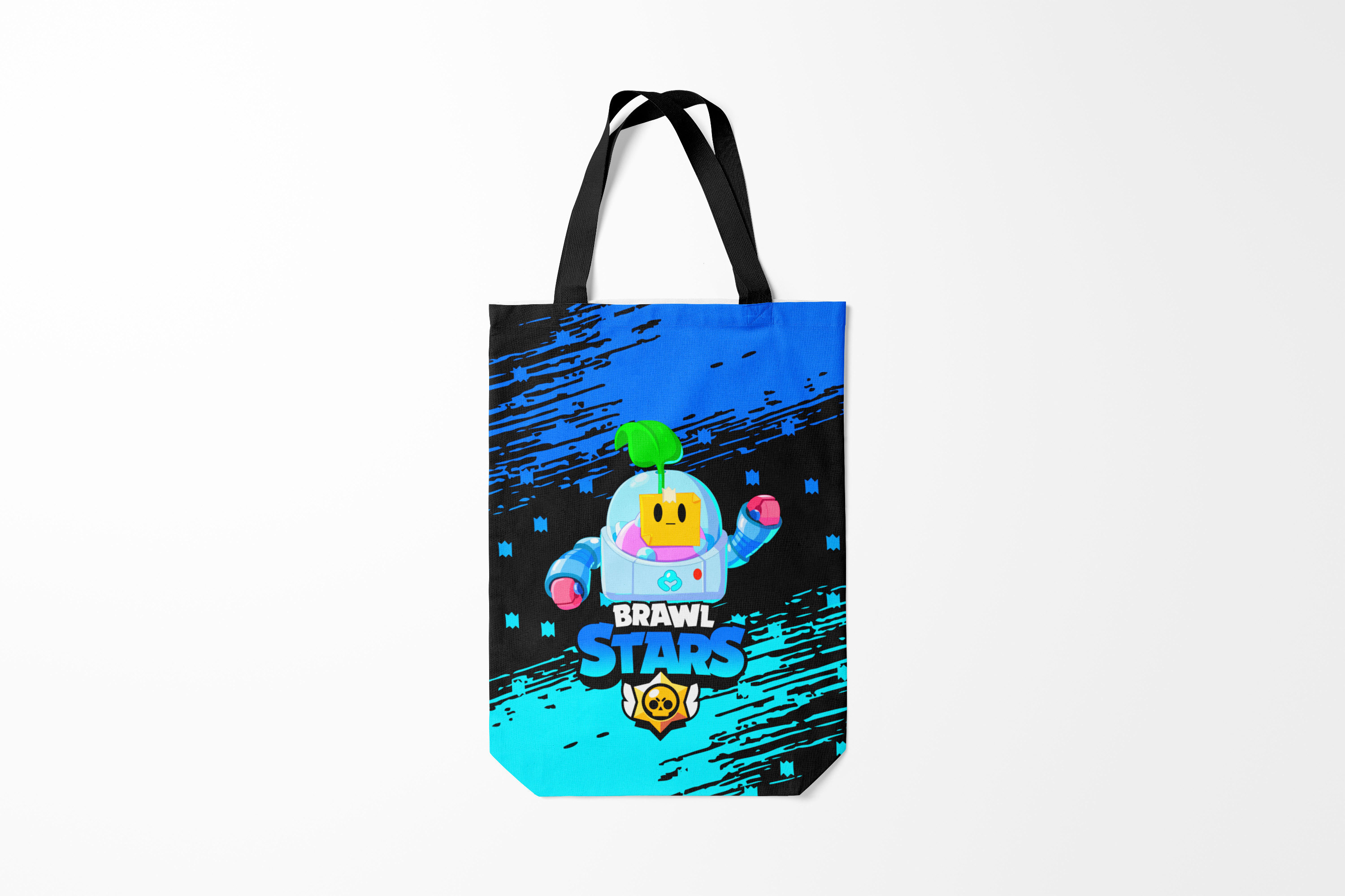 

Сумка шoппер унисекс Burnettie Brawl Stars SPROUT., разноцветный, Brawl Stars SPROUT.