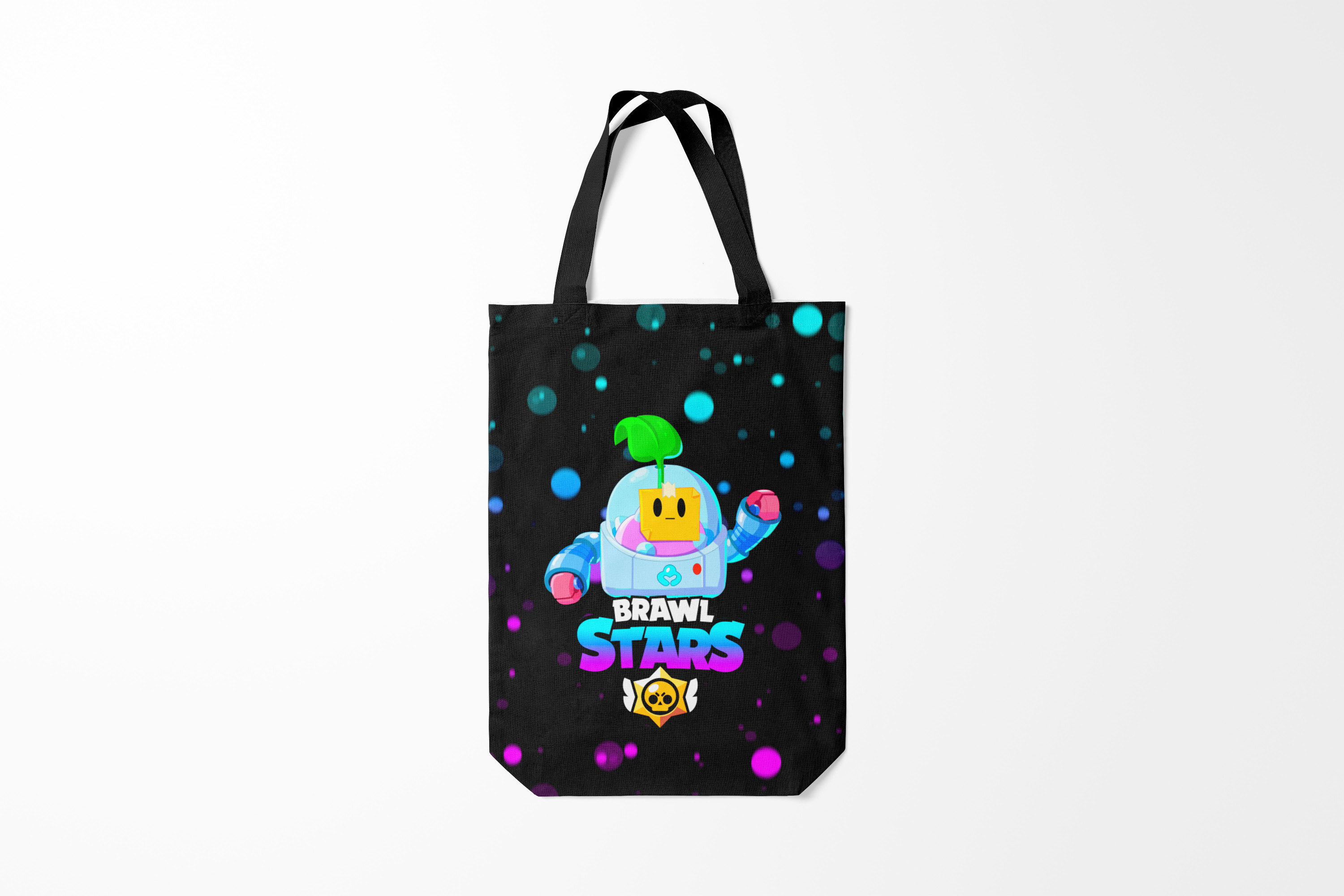 

Сумка шoппер унисекс Burnettie Brawl Stars SPROUT., разноцветный, Brawl Stars SPROUT.