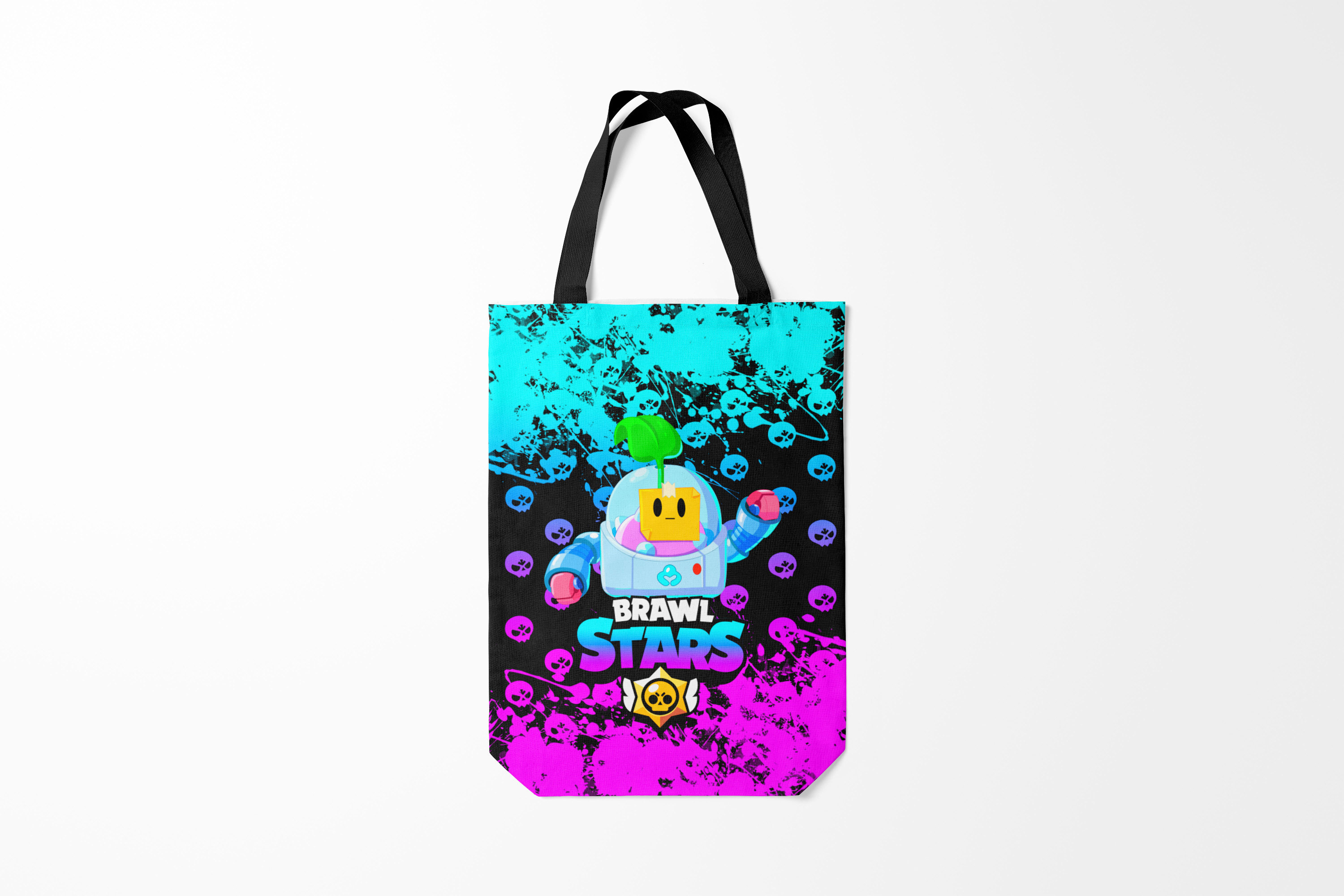 

Сумка шoппер унисекс Burnettie Brawl Stars SPROUT., разноцветный, Brawl Stars SPROUT.