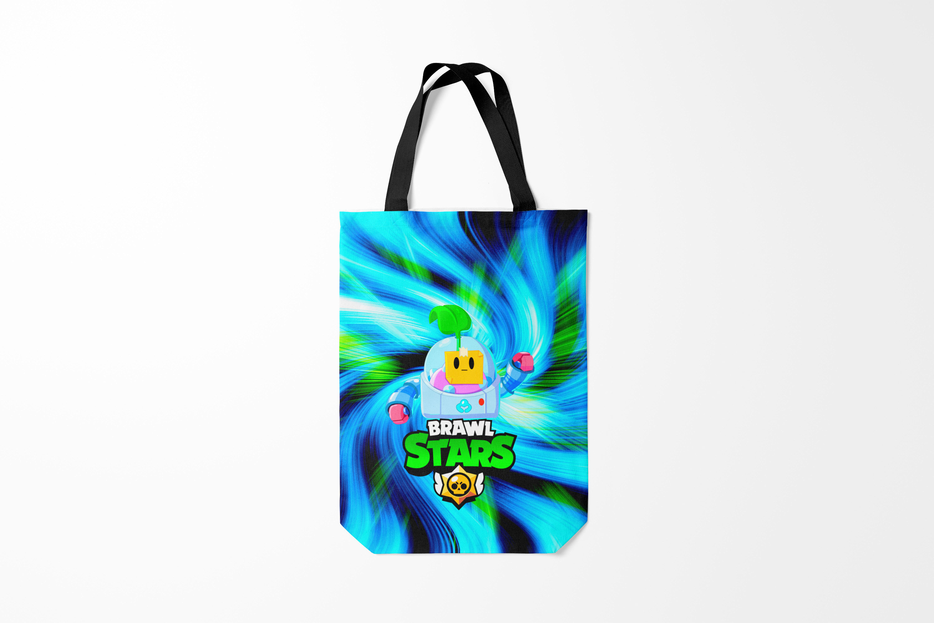 

Сумка шoппер унисекс Burnettie Brawl Stars SPROUT., разноцветный, Brawl Stars SPROUT.