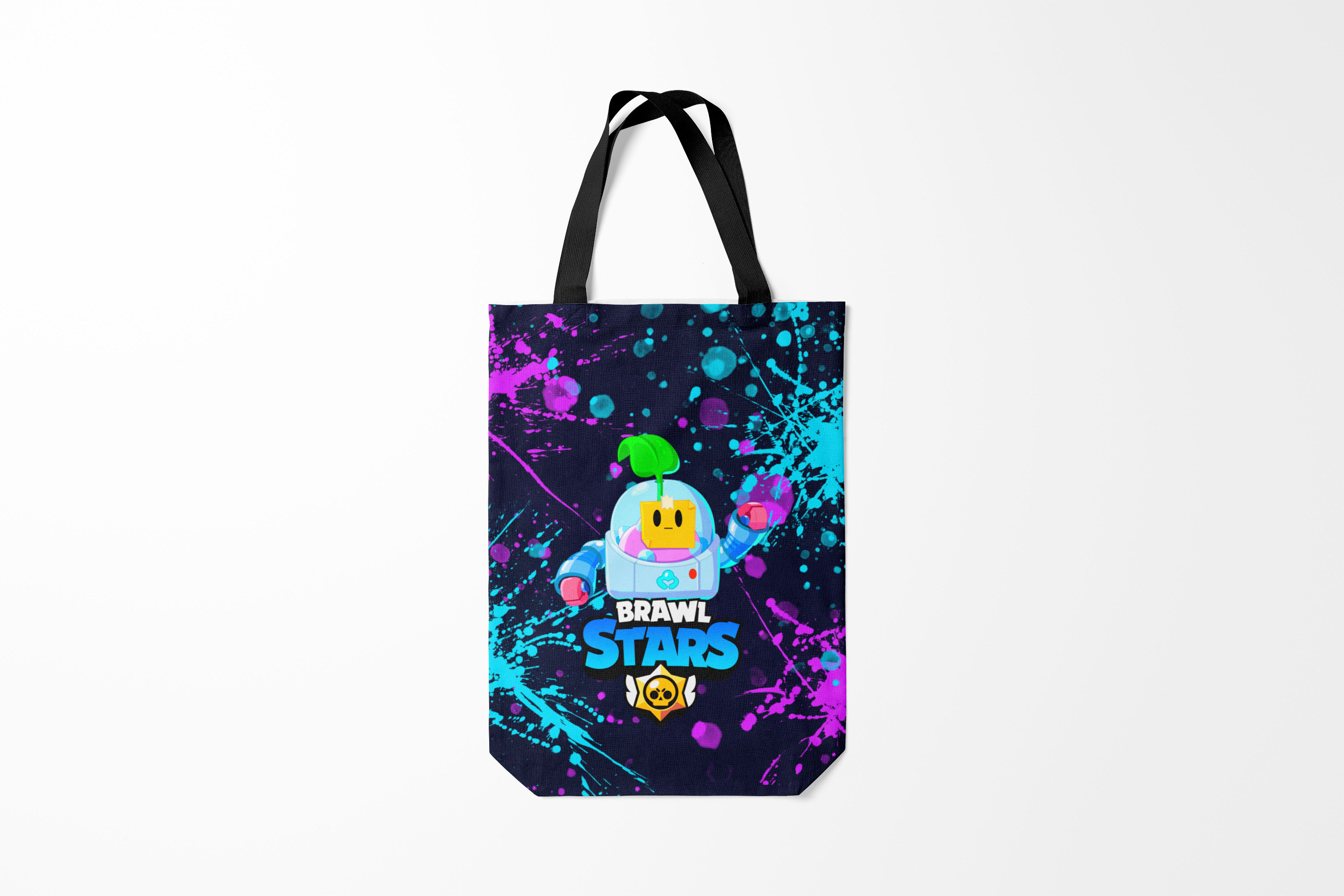 

Сумка шoппер унисекс Burnettie Brawl Stars SPROUT., разноцветный, Brawl Stars SPROUT.