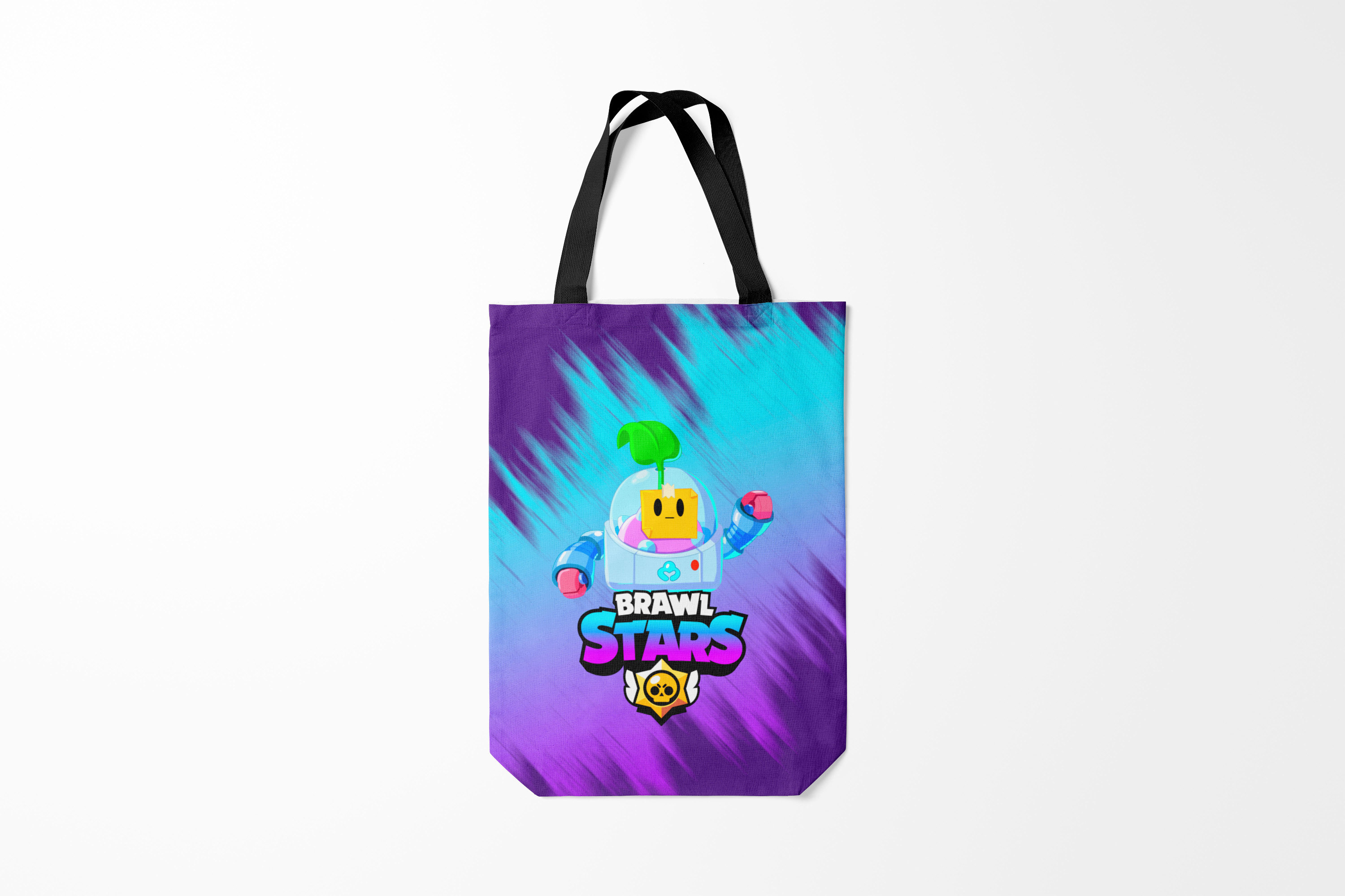

Сумка шoппер унисекс Burnettie Brawl Stars SPROUT., разноцветный, Brawl Stars SPROUT.
