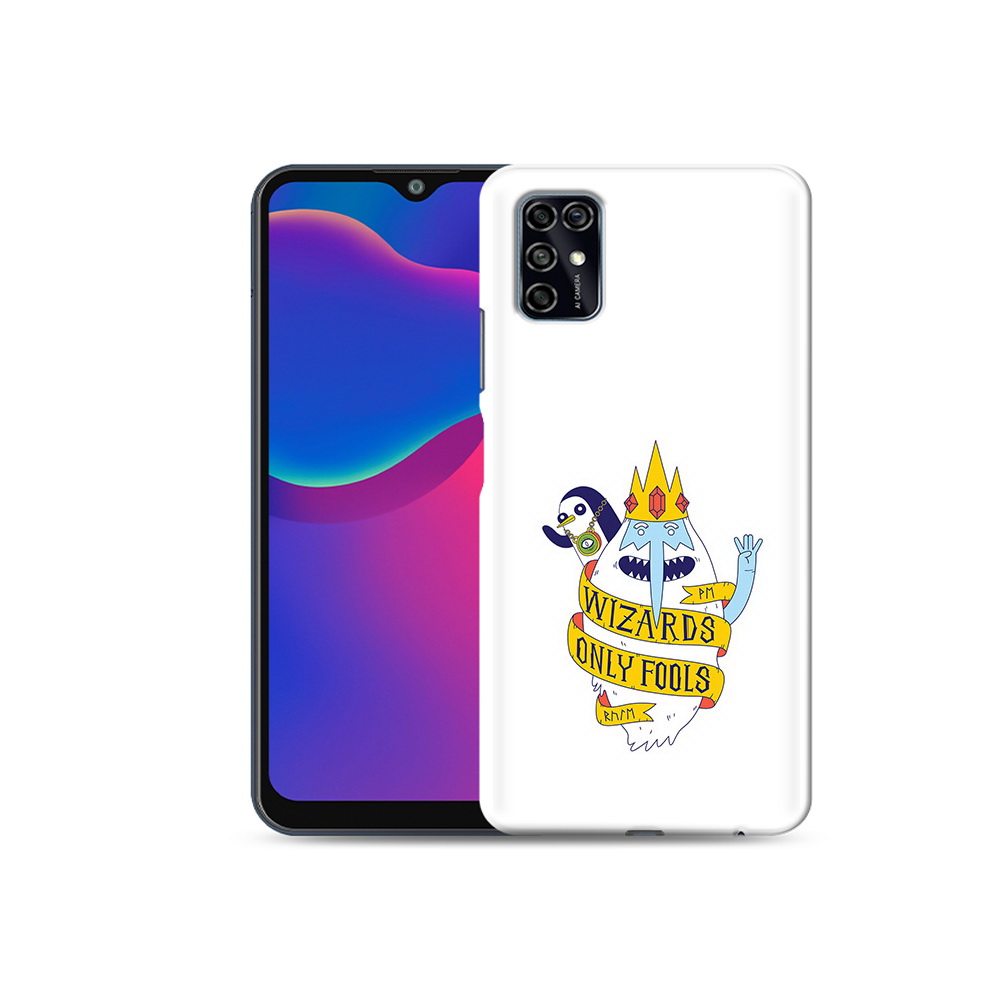 

Чехол MyPads Tocco для ZTE Blade V2020 Smart время приключений снежный король, Прозрачный, Tocco