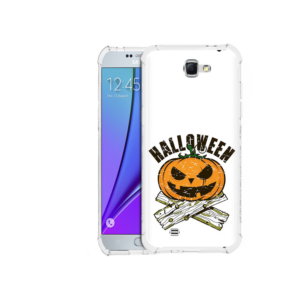 

Чехол MyPads Tocco для Samsung Galaxy Note 2 Хэллоуин доски тыква (PT29983.561.194), Прозрачный, Tocco