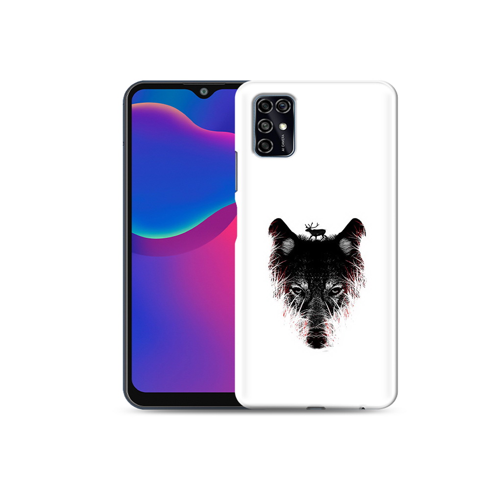 Чехол MyPads Tocco для ZTE Blade V2020 Smart волк в траве (PT156449.442.267)