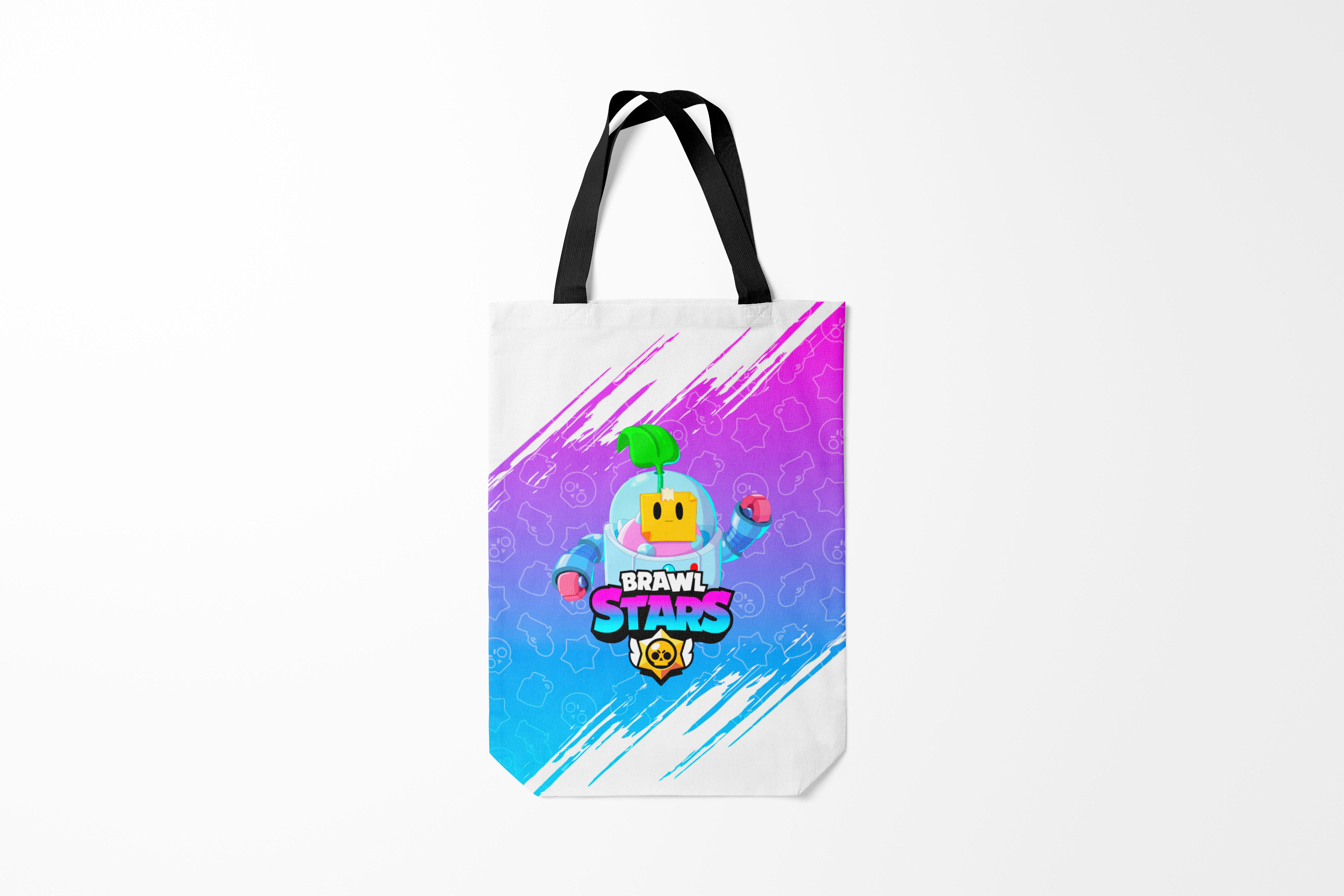 Сумка шоппер женская Burnettie Brawl Stars SPROUT, разноцветный