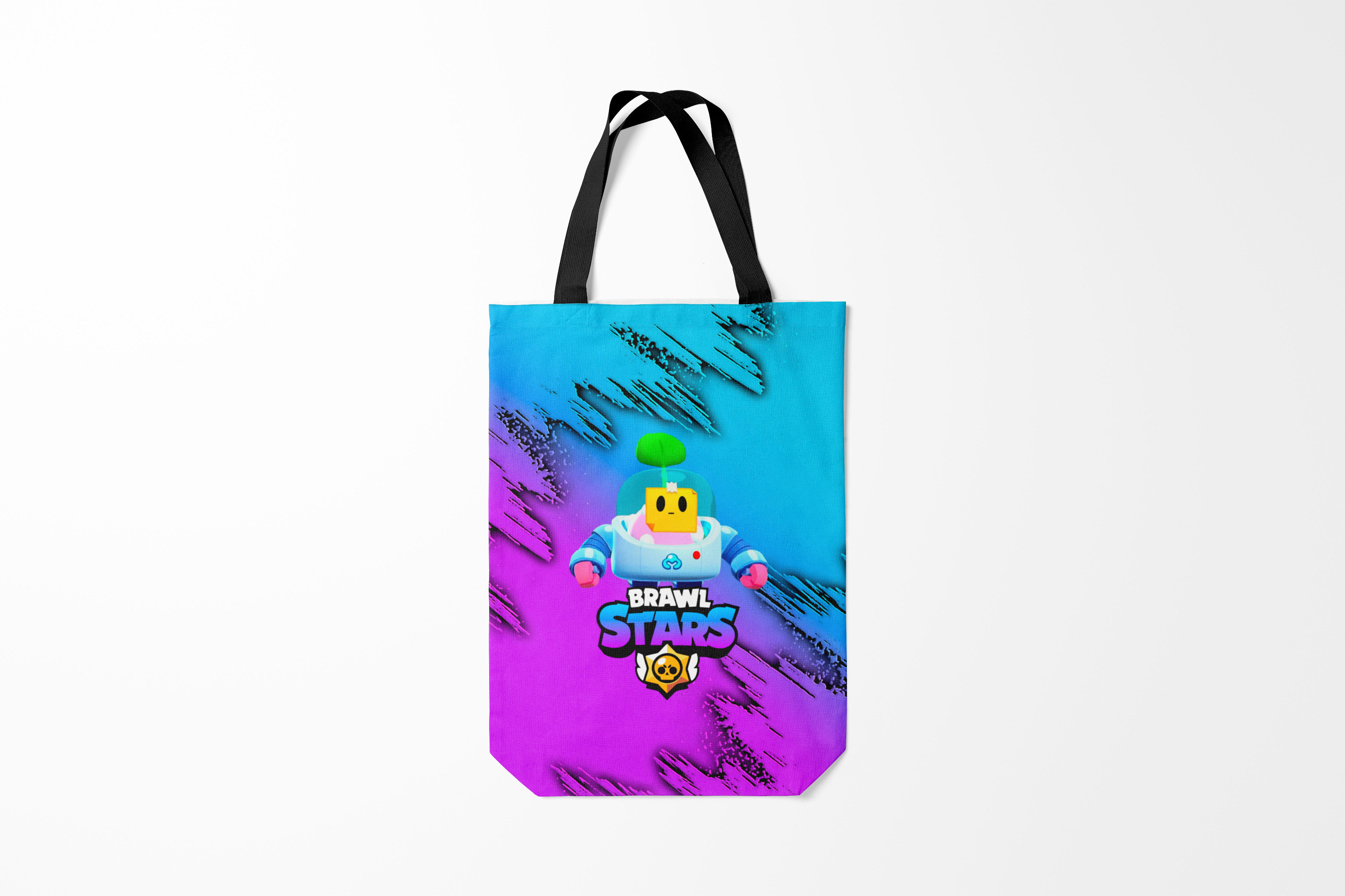 

Сумка шoппер унисекс Burnettie Brawl Stars SPROUT, разноцветный, Brawl Stars SPROUT