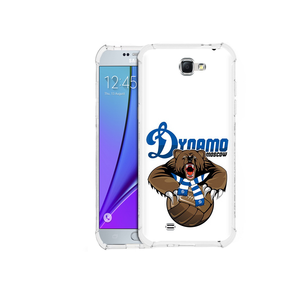 

Чехол MyPads Tocco для Samsung Galaxy Note 2 ФК Динамо медведь (PT29983.561.175), Прозрачный, Tocco