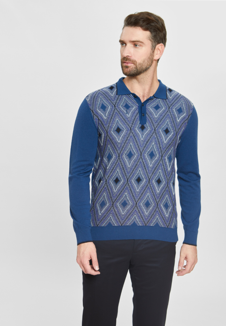 

Джемпер мужской Kanzler 140018W04O093 синий XL, 140018W04O093