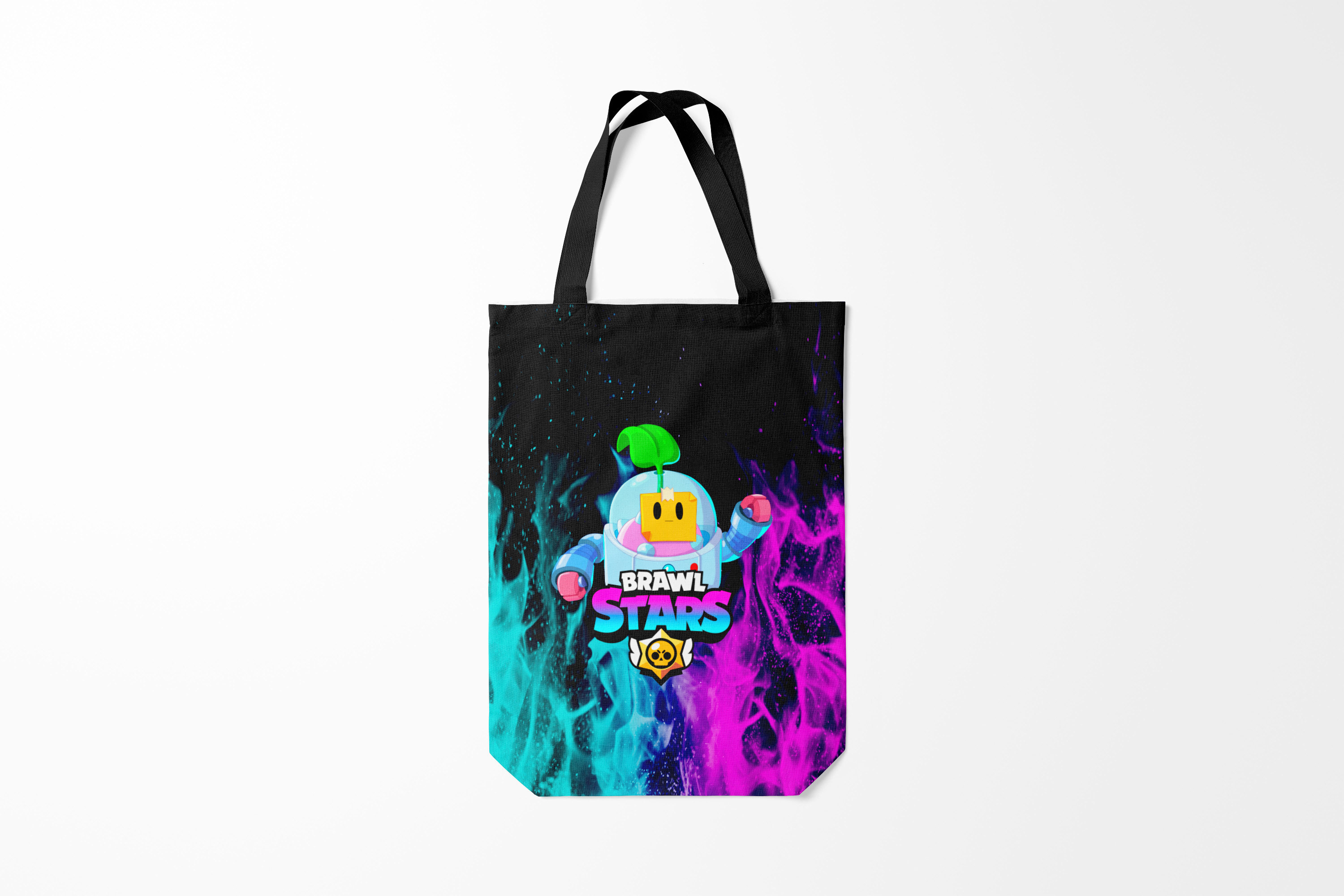

Сумка шoппер унисекс Burnettie Brawl Stars SPROUT, разноцветный, Brawl Stars SPROUT