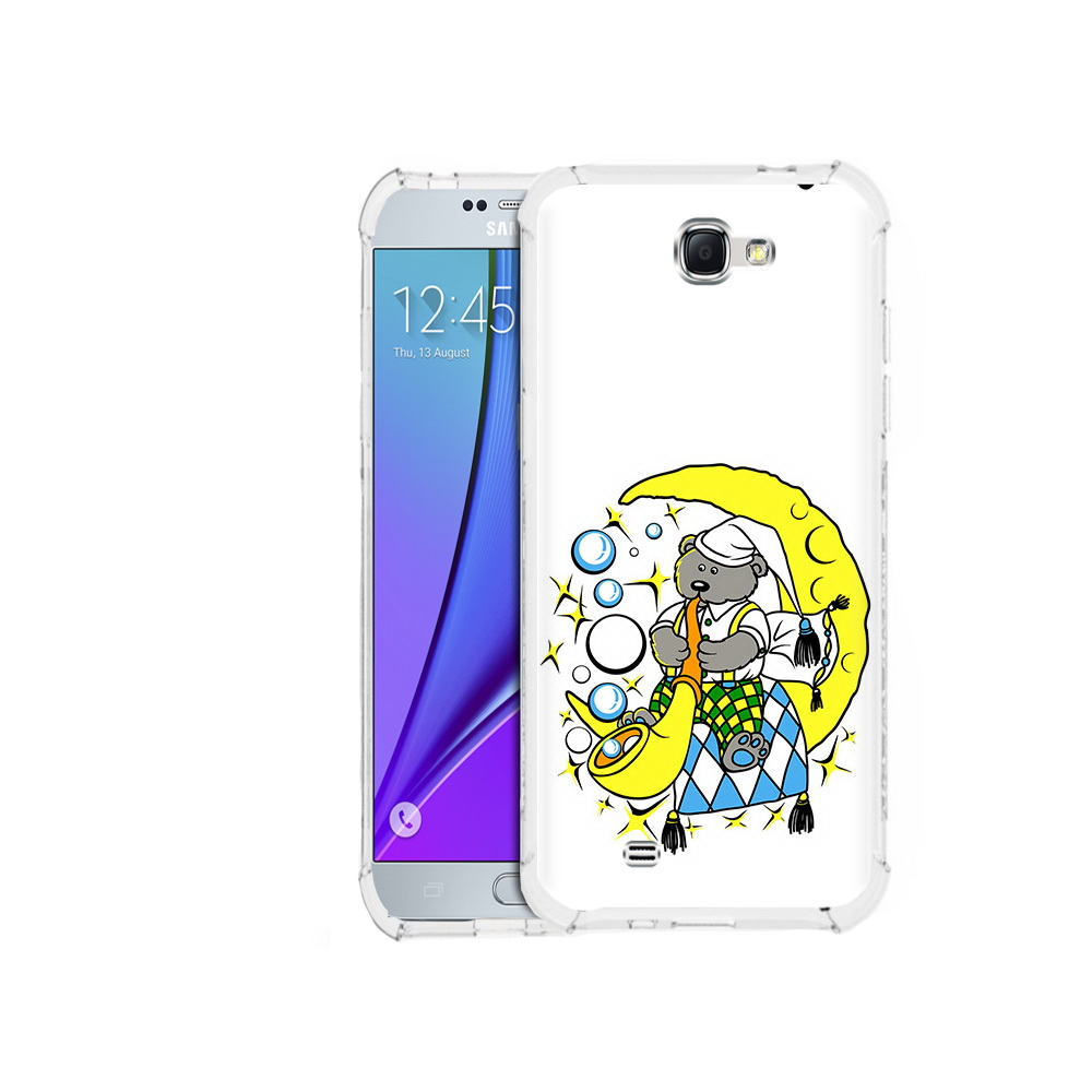 

Чехол MyPads Tocco для Samsung Galaxy Note 2 Сырная луна (PT29983.561.167), Прозрачный, Tocco