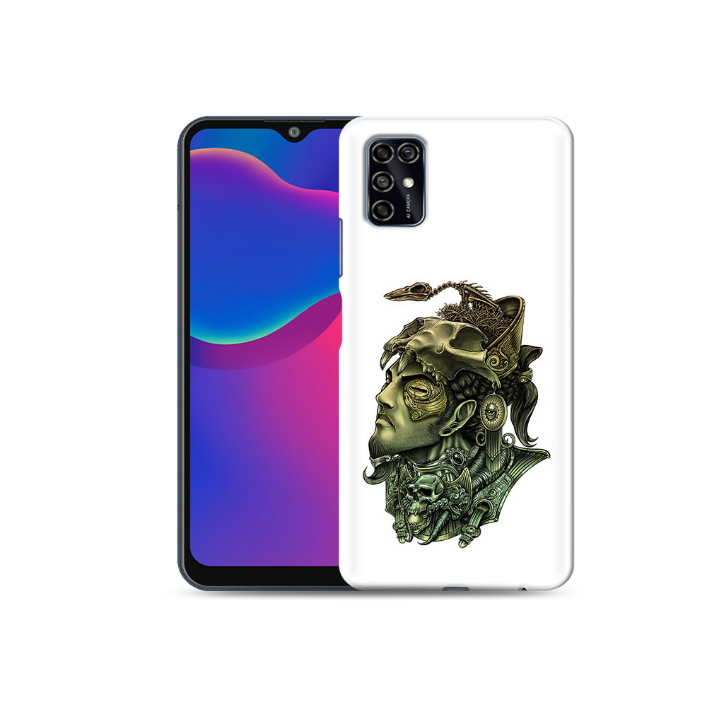 Чехол MyPads Tocco для ZTE Blade V2020 Smart бронзовый воин (PT156449.442.248)