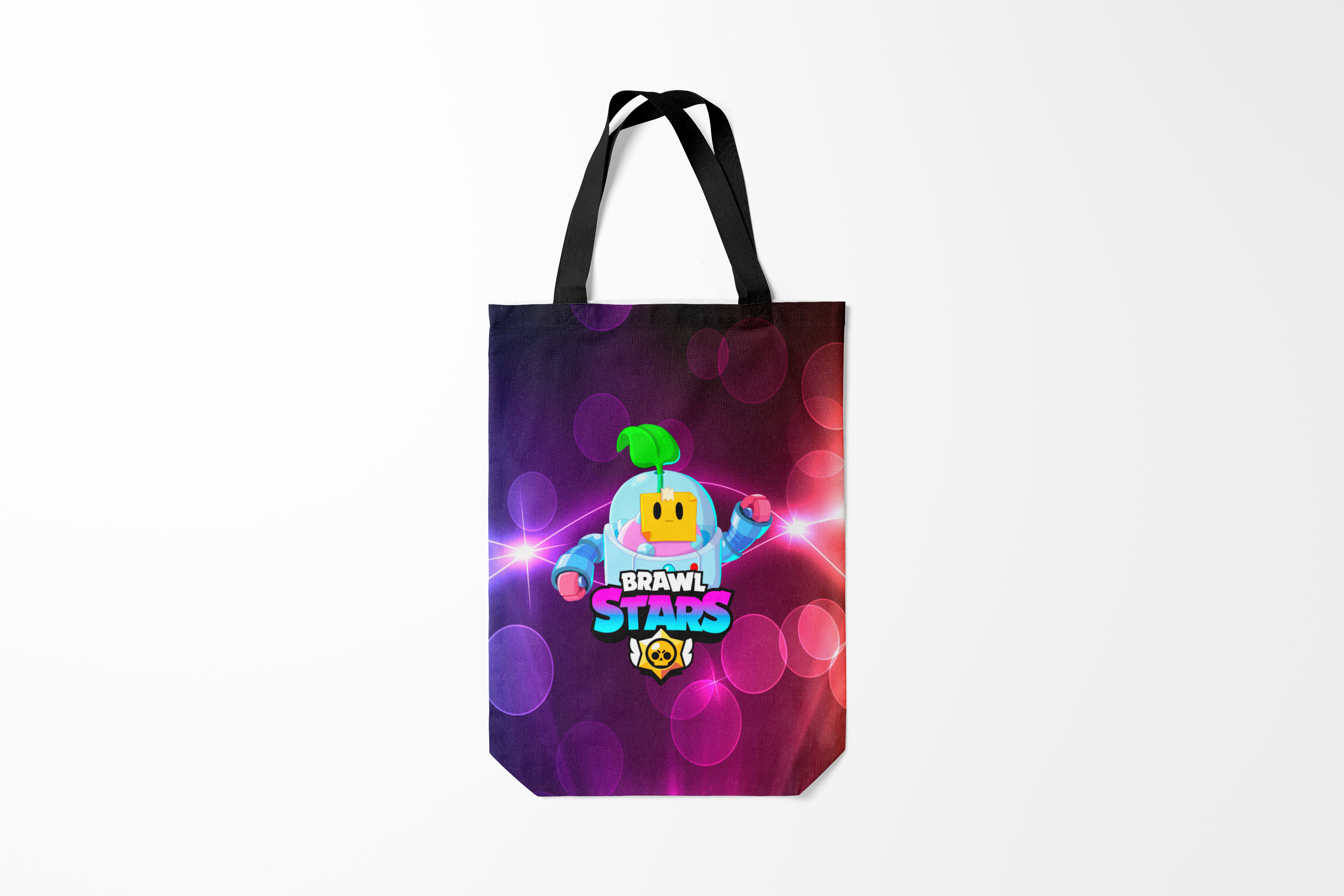 

Сумка шoппер унисекс Burnettie Brawl Stars SPROUT, разноцветный, Brawl Stars SPROUT