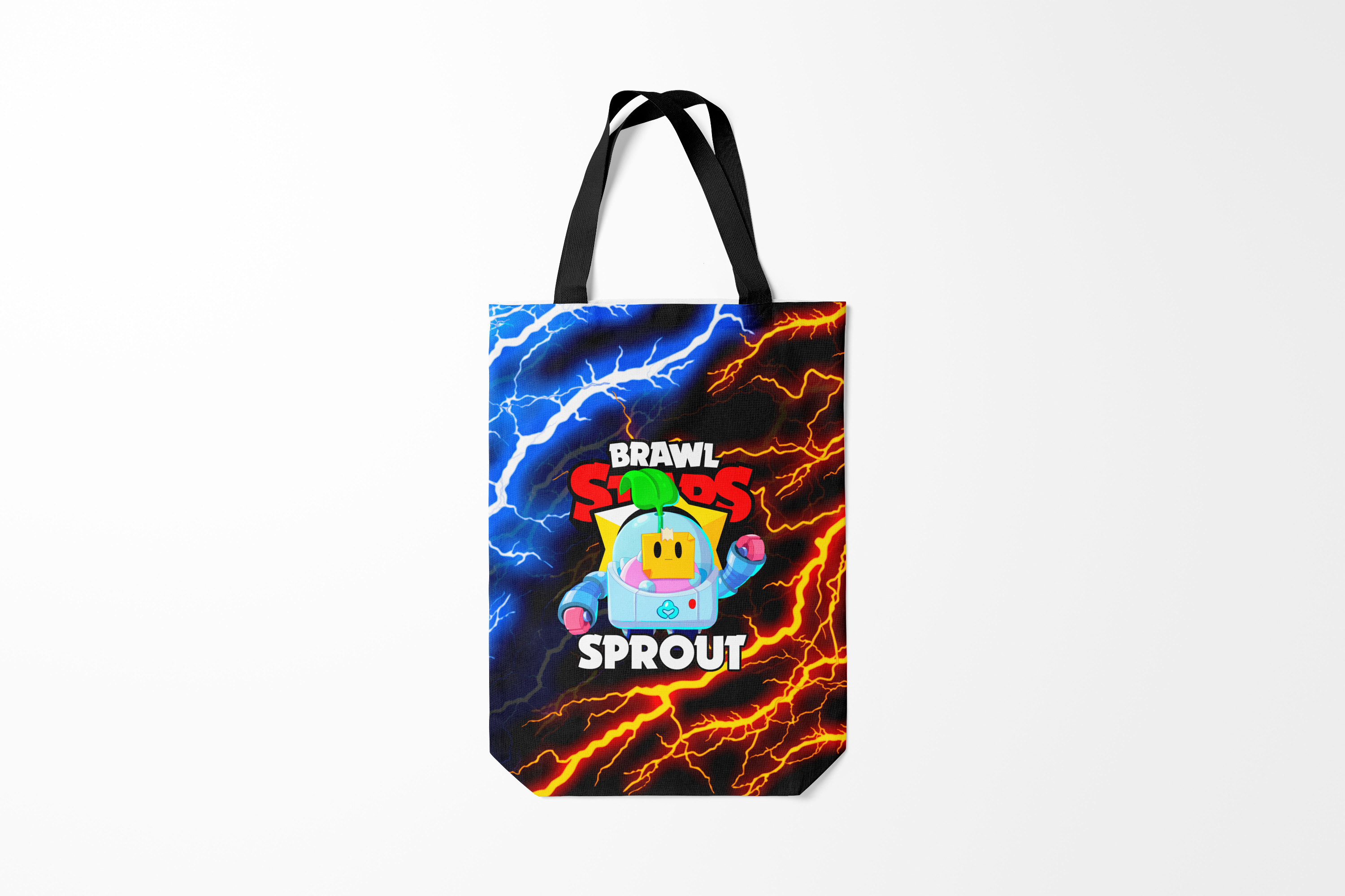 

Сумка шoппер унисекс Burnettie Brawl Stars SPROUT, разноцветный, Brawl Stars SPROUT