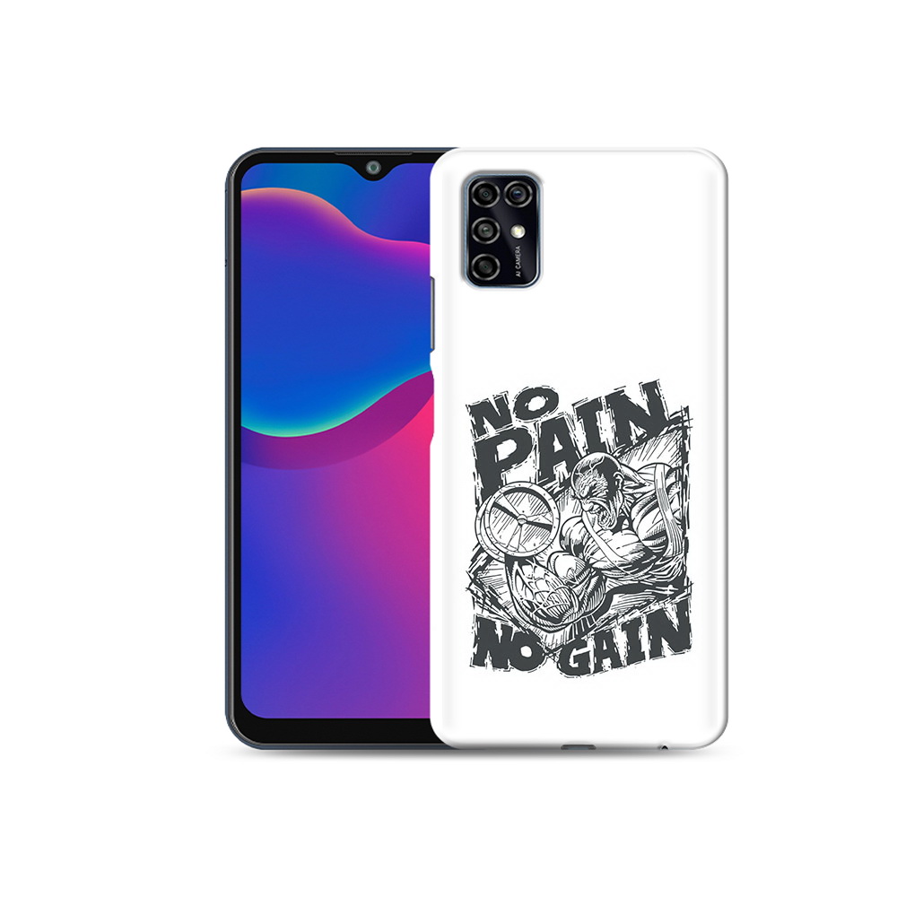 Чехол MyPads Tocco для ZTE Blade V2020 Smart бодибилдинг тяжелая работа (PT156449.442.238)