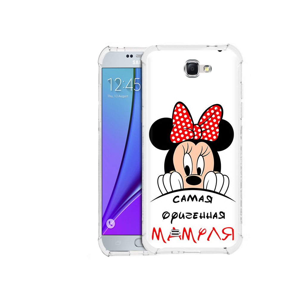 

Чехол MyPads Tocco для Samsung Galaxy Note 2 Самая лучшая мамуля Мини Маус, Прозрачный, Tocco